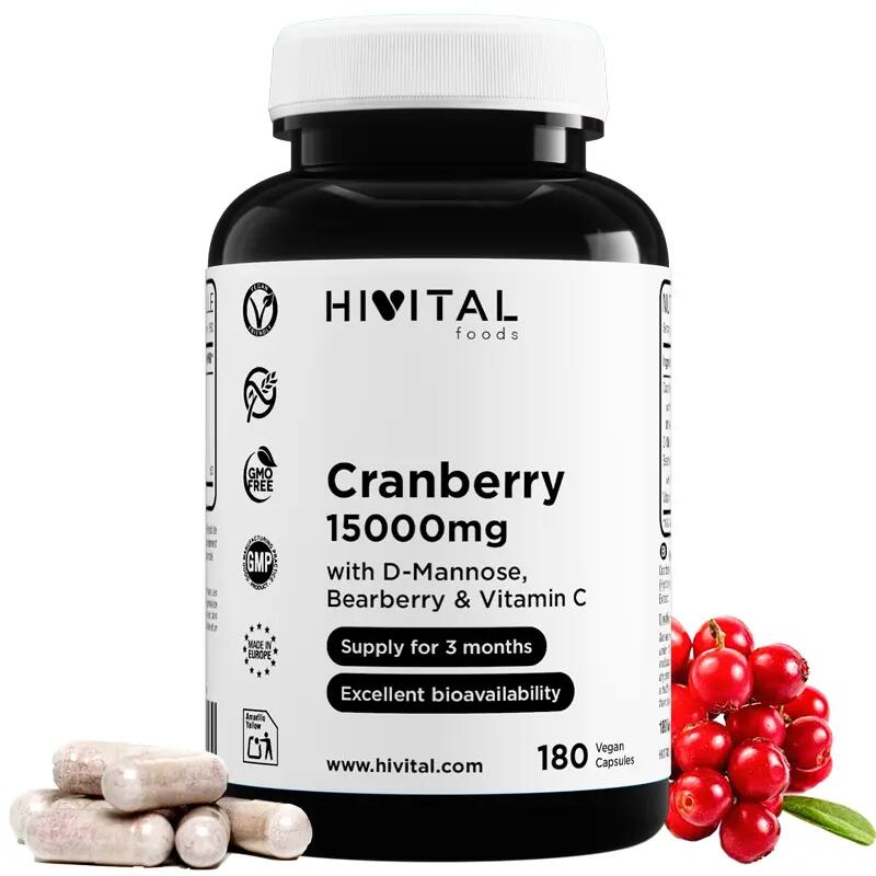 Cranberry 15000 mg | 180 vegan capsules
