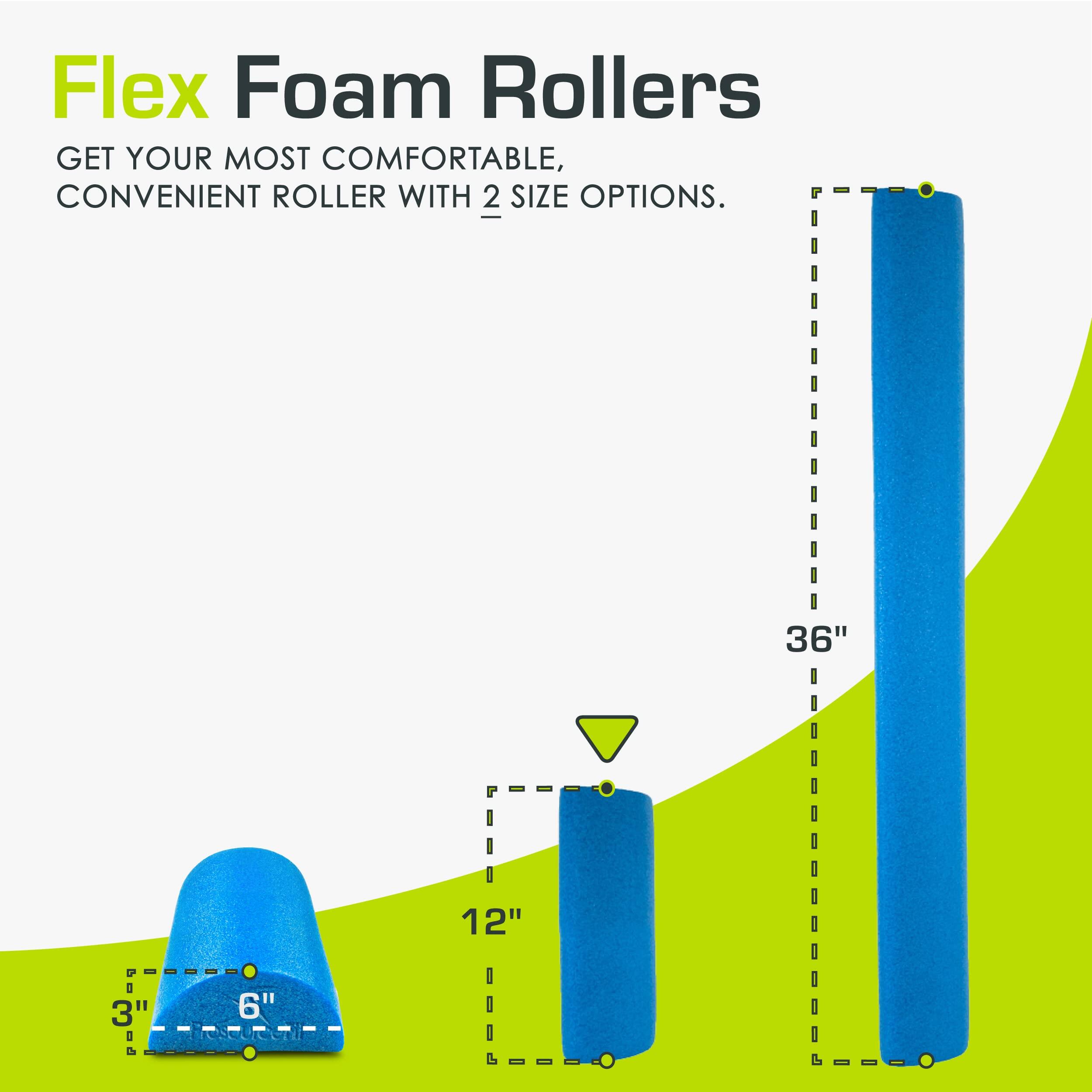Flex Foam Rollers for Muscle Massage, Physical Therapy, Core & Balance 2/6