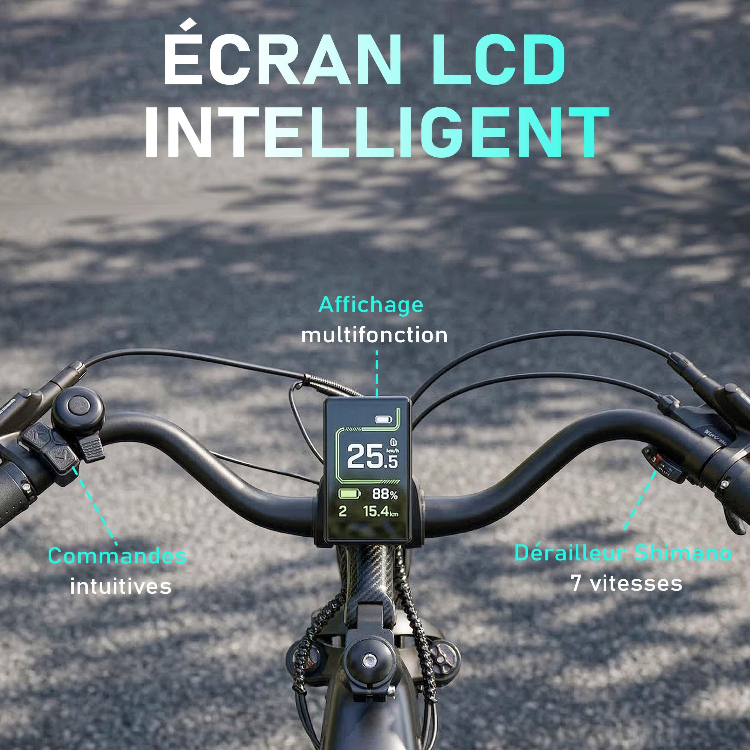Vélo électrique urbain MAXTRON Marathon pour adultes, batterie 36 V 22,5 Ah 7/7