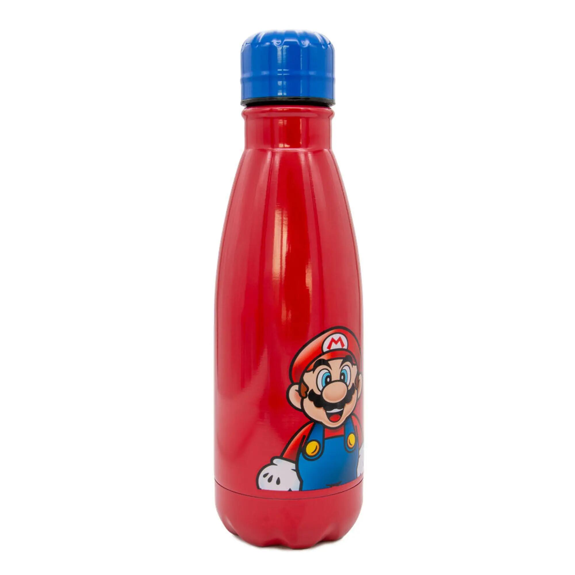 Borraccia Bambini in acciaio inossidabile Super Mario Bros para Colegio Rossa 2/5