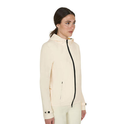 Damen slim fit softshell zip windbreaker jacke