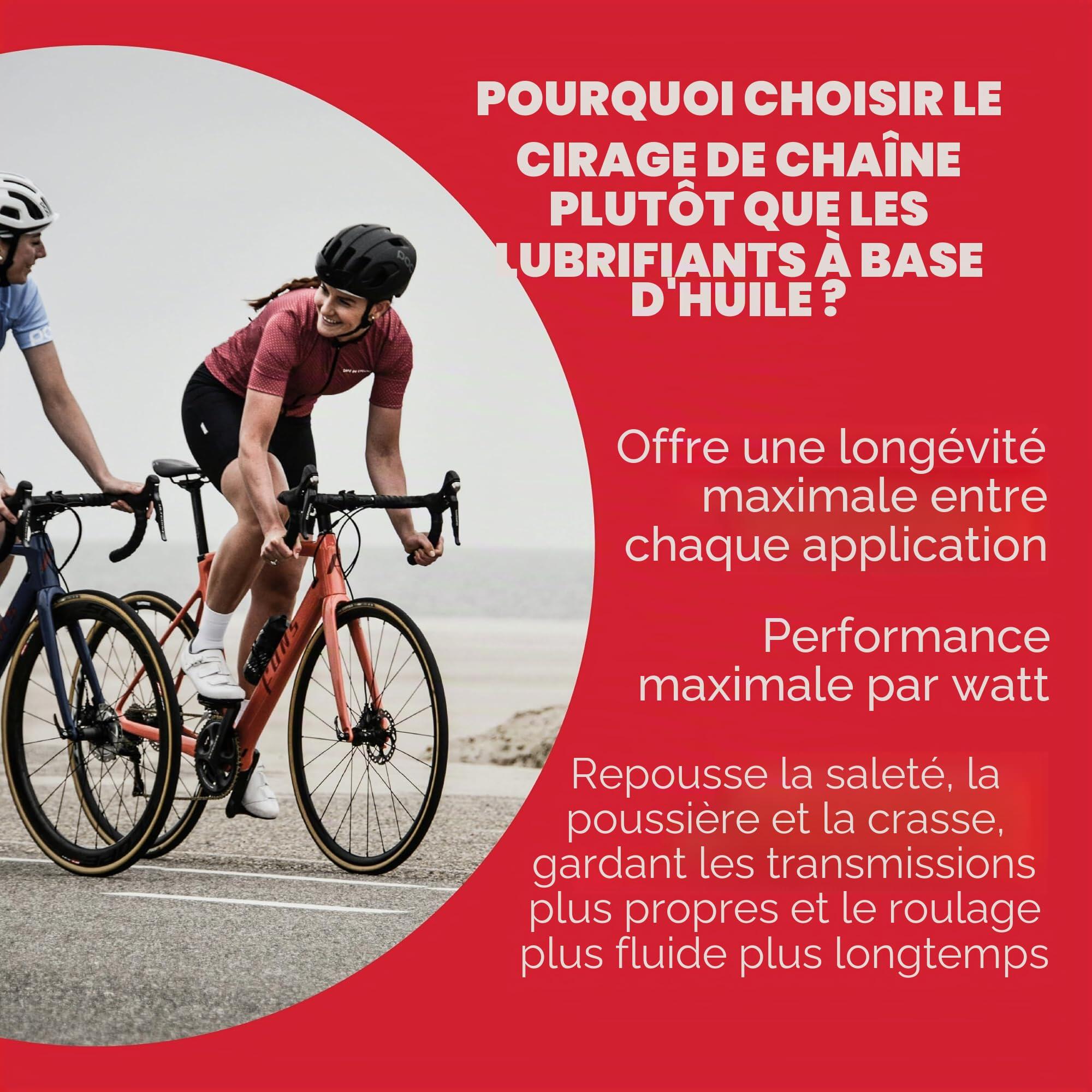 Cire de chaîne de bicyclette | Lubrifiant pour chaînes de bicyclettes 6/7