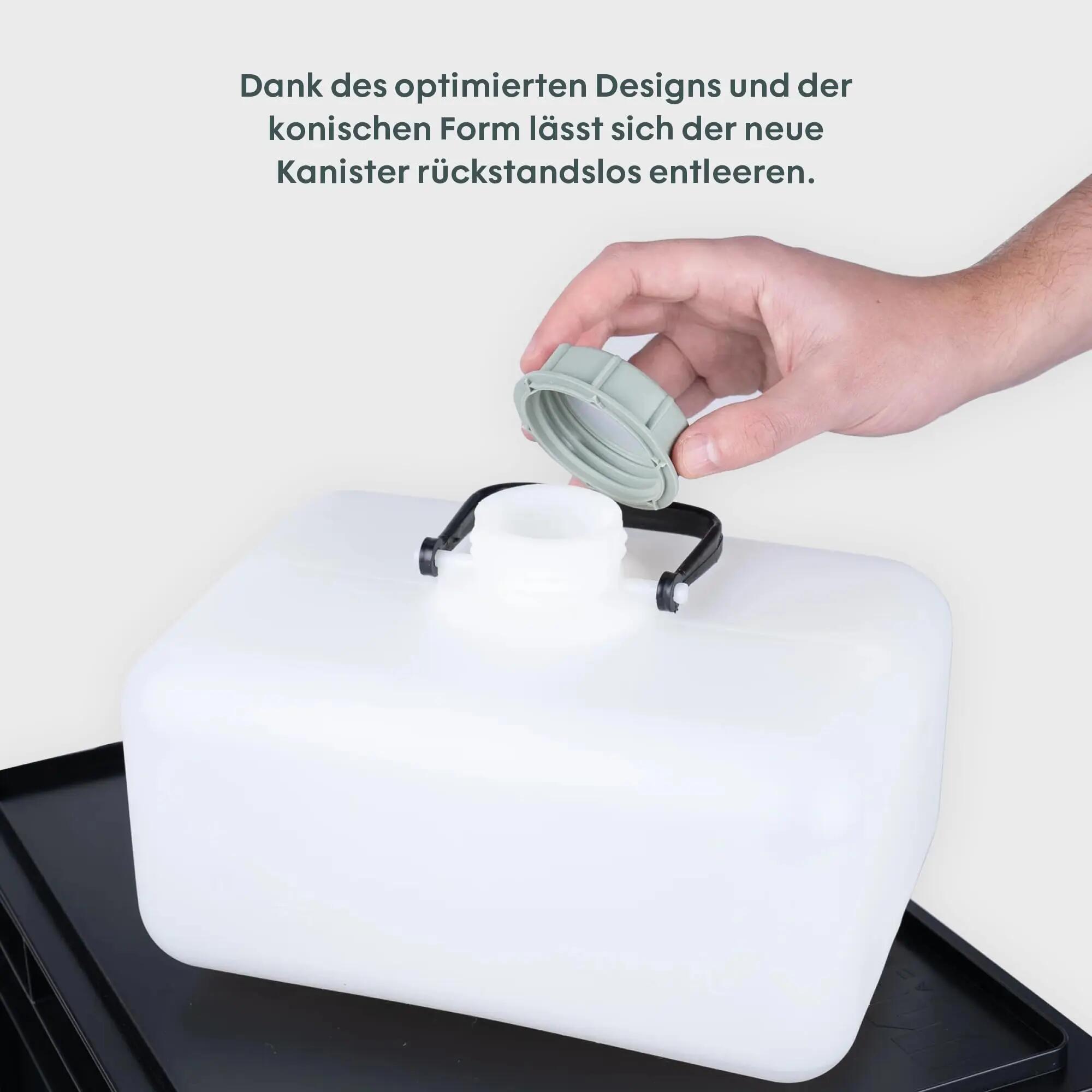 Bidon de rechange de 5 l pour Nouveau modèle 2024 - Bidon d'urine avec poignée 4/7