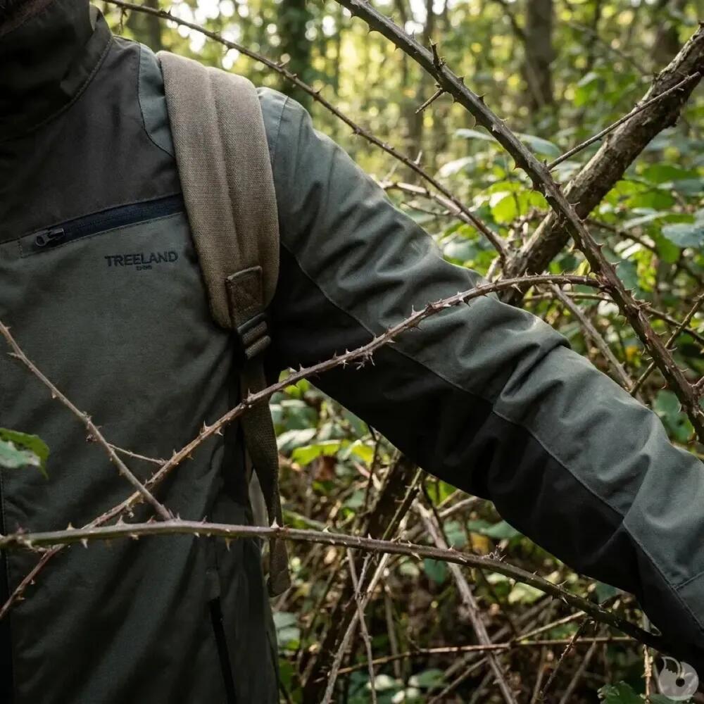 Veste De Chasse Treeland Oxford Maquisard Verte 5/5