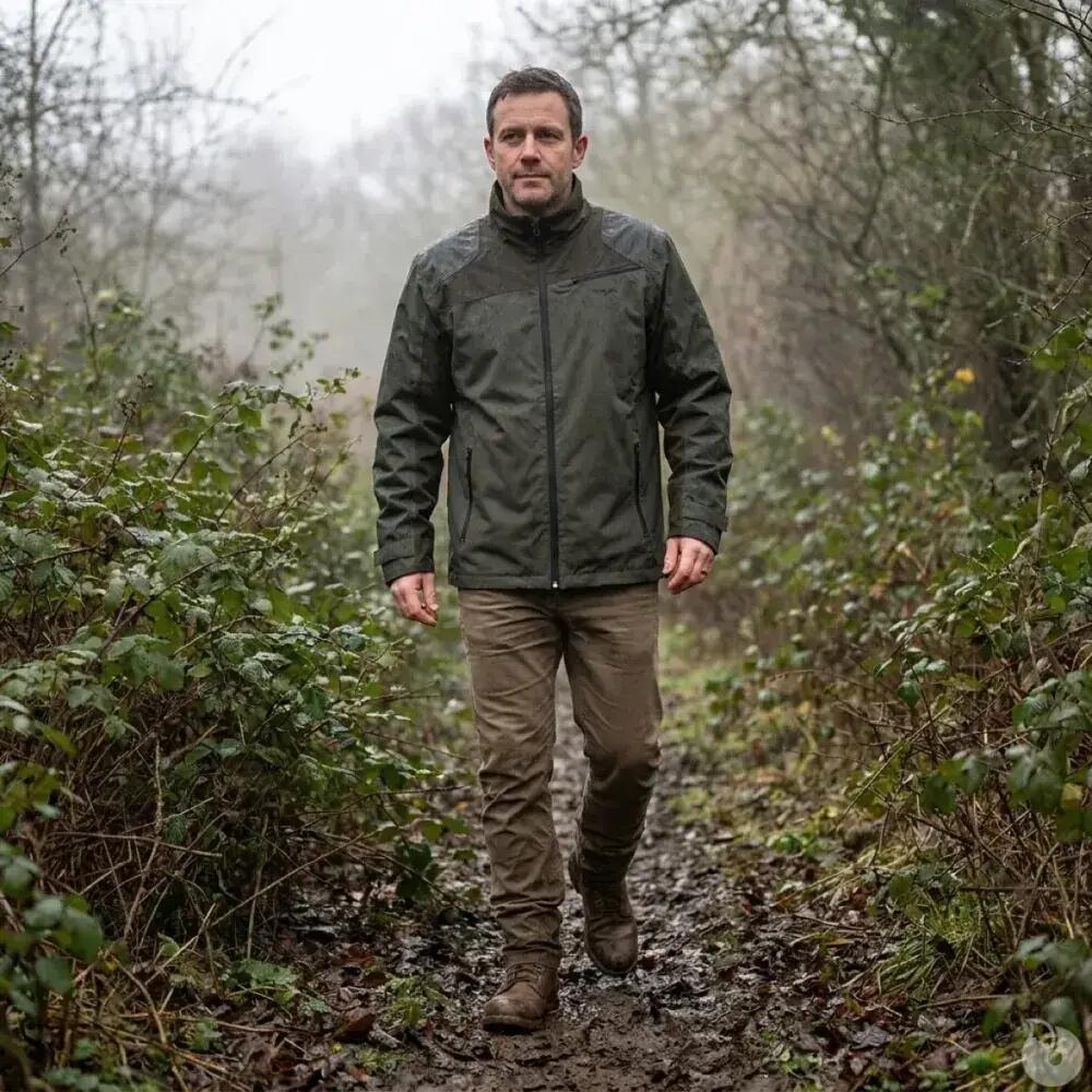 Veste De Chasse Treeland Oxford Maquisard Verte 3/5