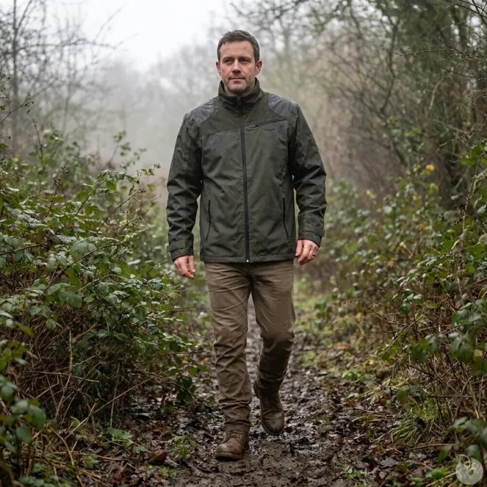 Veste De Chasse Treeland Oxford Maquisard Verte 3/5
