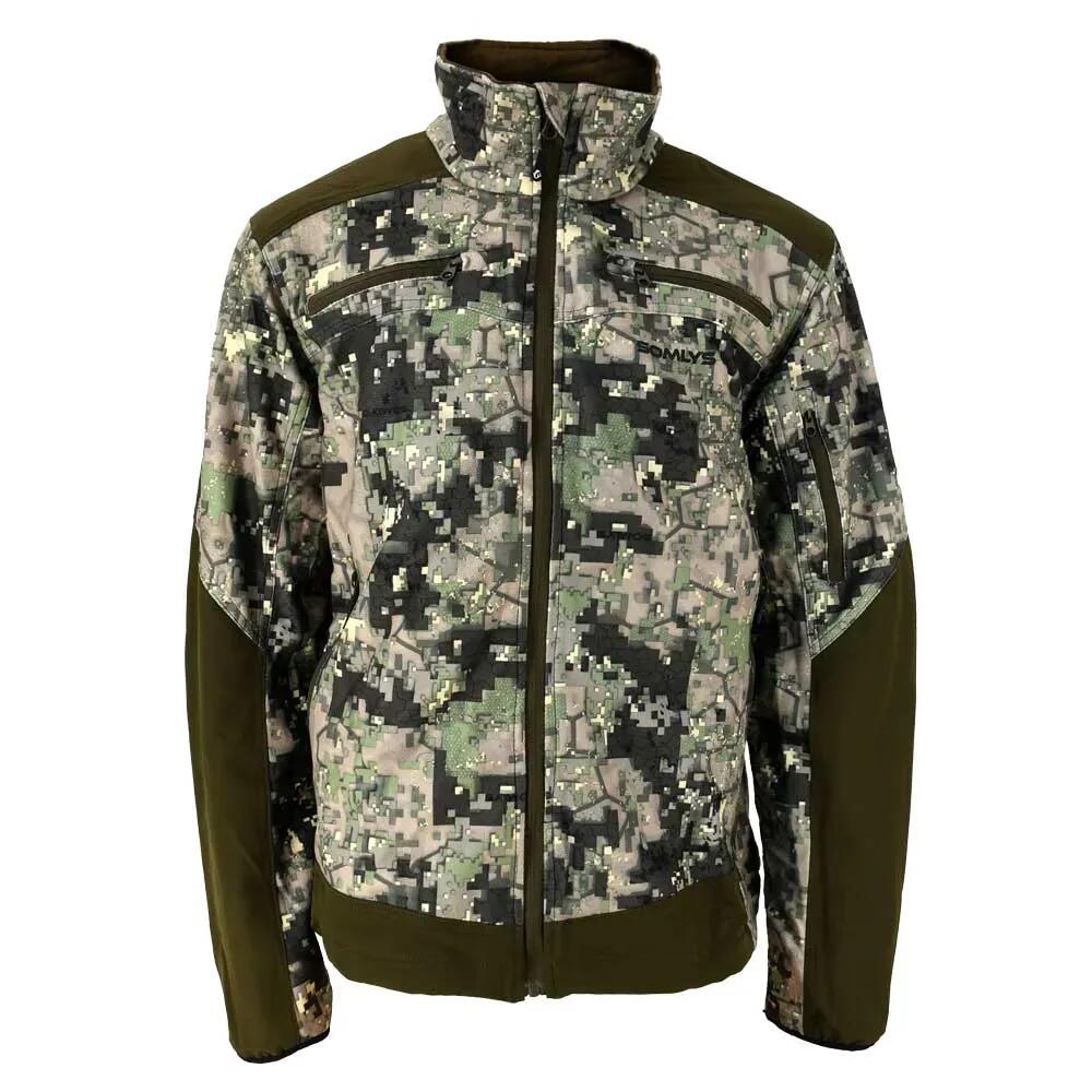 Veste mixte stretch nylon polyester camo digital vert S à 3XL 2/5