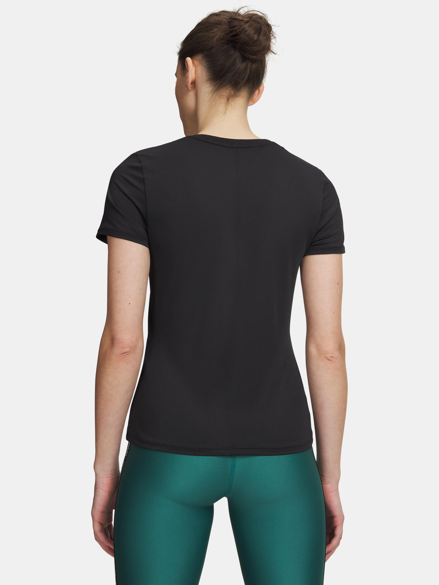 Dames trainingsshirt Under Armour Tech Mesh zwart/wit 2/3