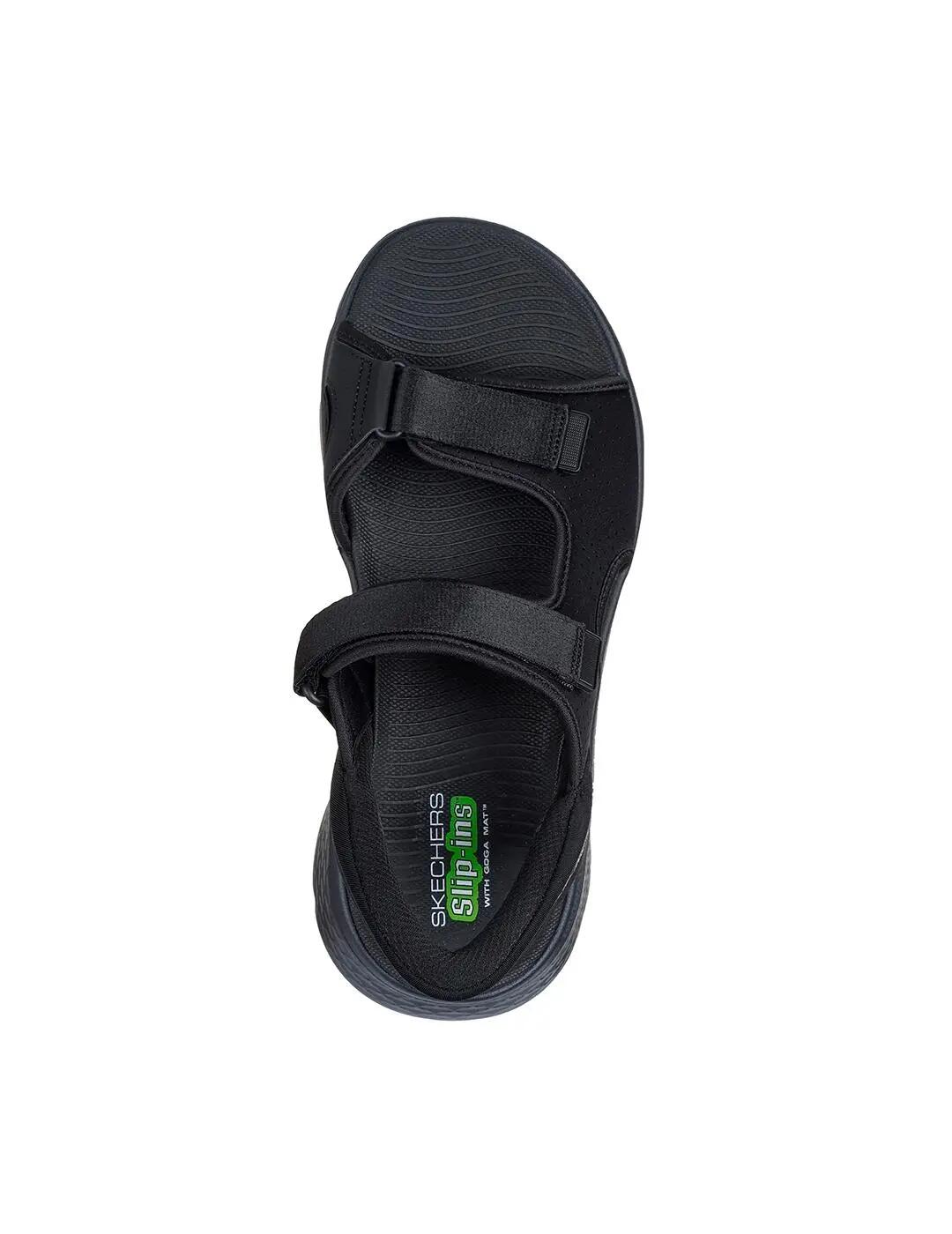Sandálias para Homem Skechers Go Walk Slip Ins Preto. 4/5
