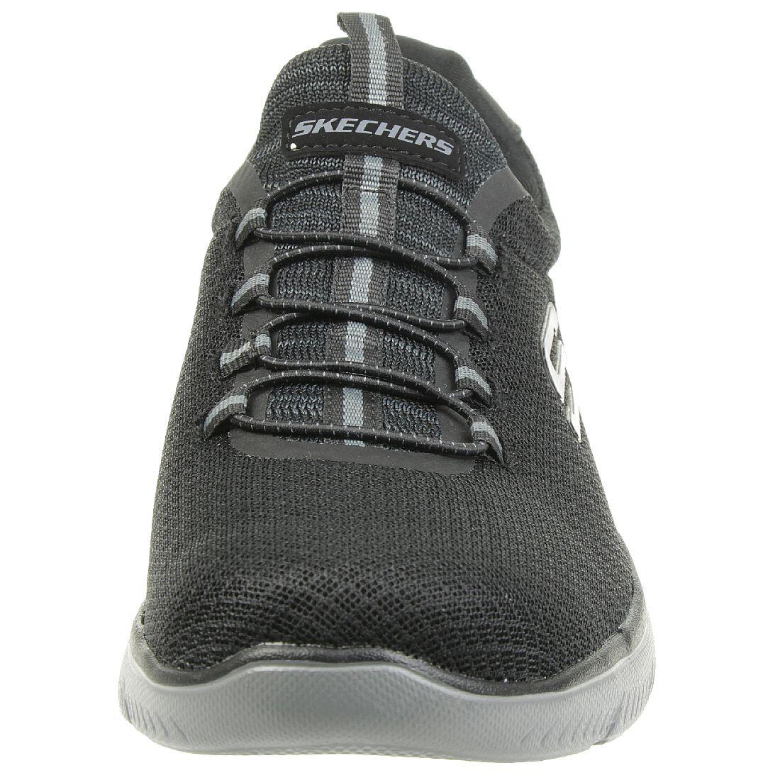 Skechers Sport Mens SUMMITS Sneakers Herren Schuhe Schwarz 2/7