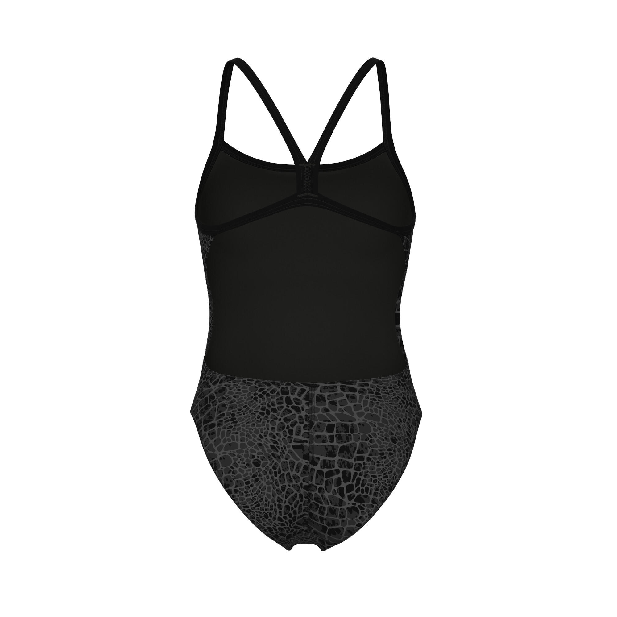 Bañador Arena Snakeskin Dos Challenge Negro para mujer 13/13