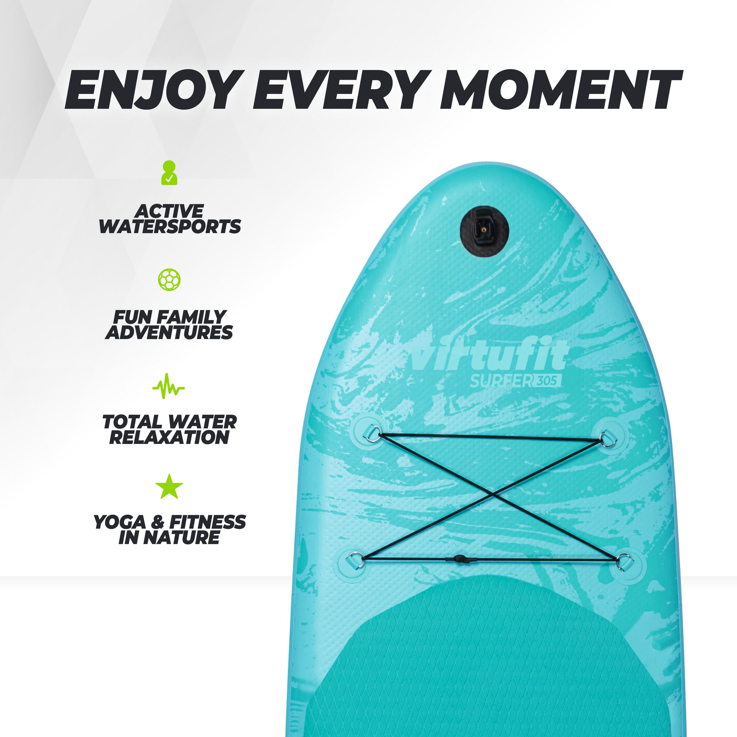 Deska SUP Surfer 305 - Z żaglem i akcesoriami 4/7