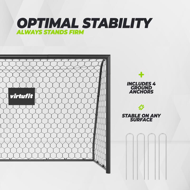 Poarta Fotbal Premium VirtuFit 240 x 160 x 85 cm