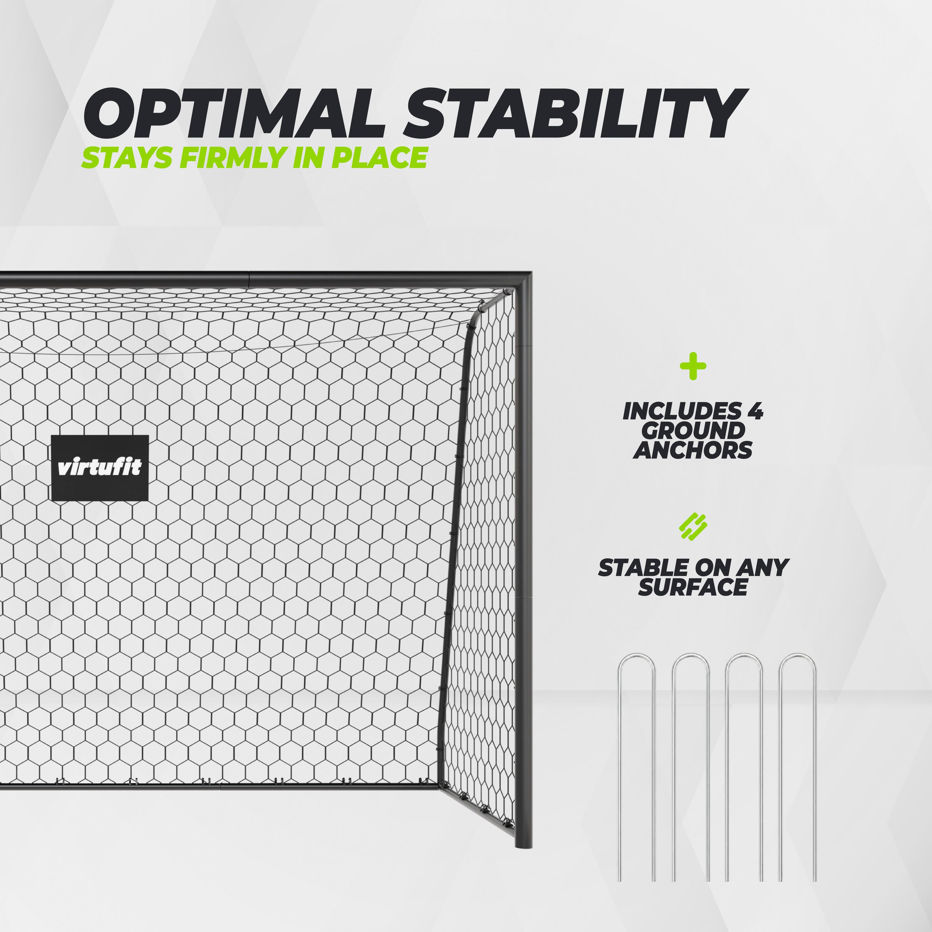 Voetbaldoel Premium - Heavy Duty Voetbal Goal - 300 x 200 x 120 5/7