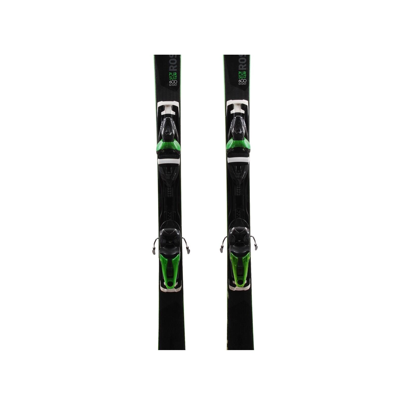 RECONDITIONNE - Ski Rossignol Pursuit 600 Basalt + Fixations 3/4