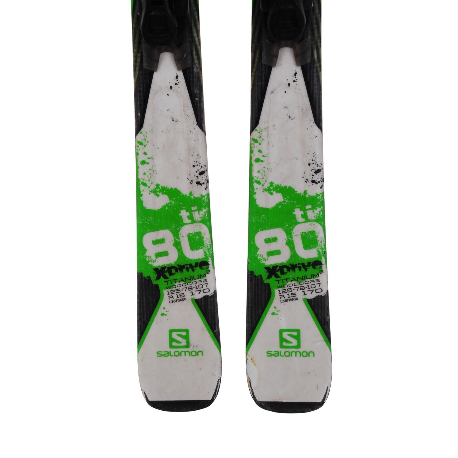RECONDITIONNE - Ski Salomon X Drive 80 Ti + Fixations 4/4
