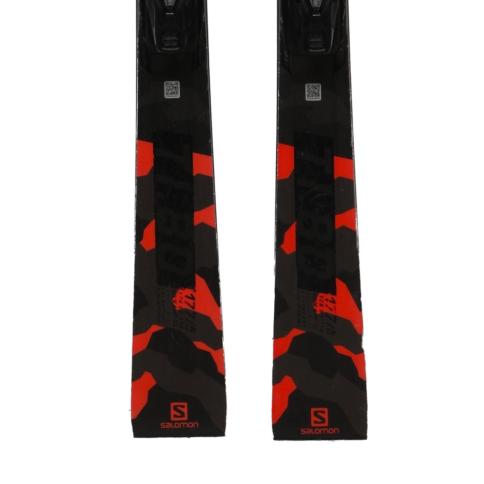 RECONDITIONNE - Ski Salomon S Force Ti 80 + Fixations 4/5