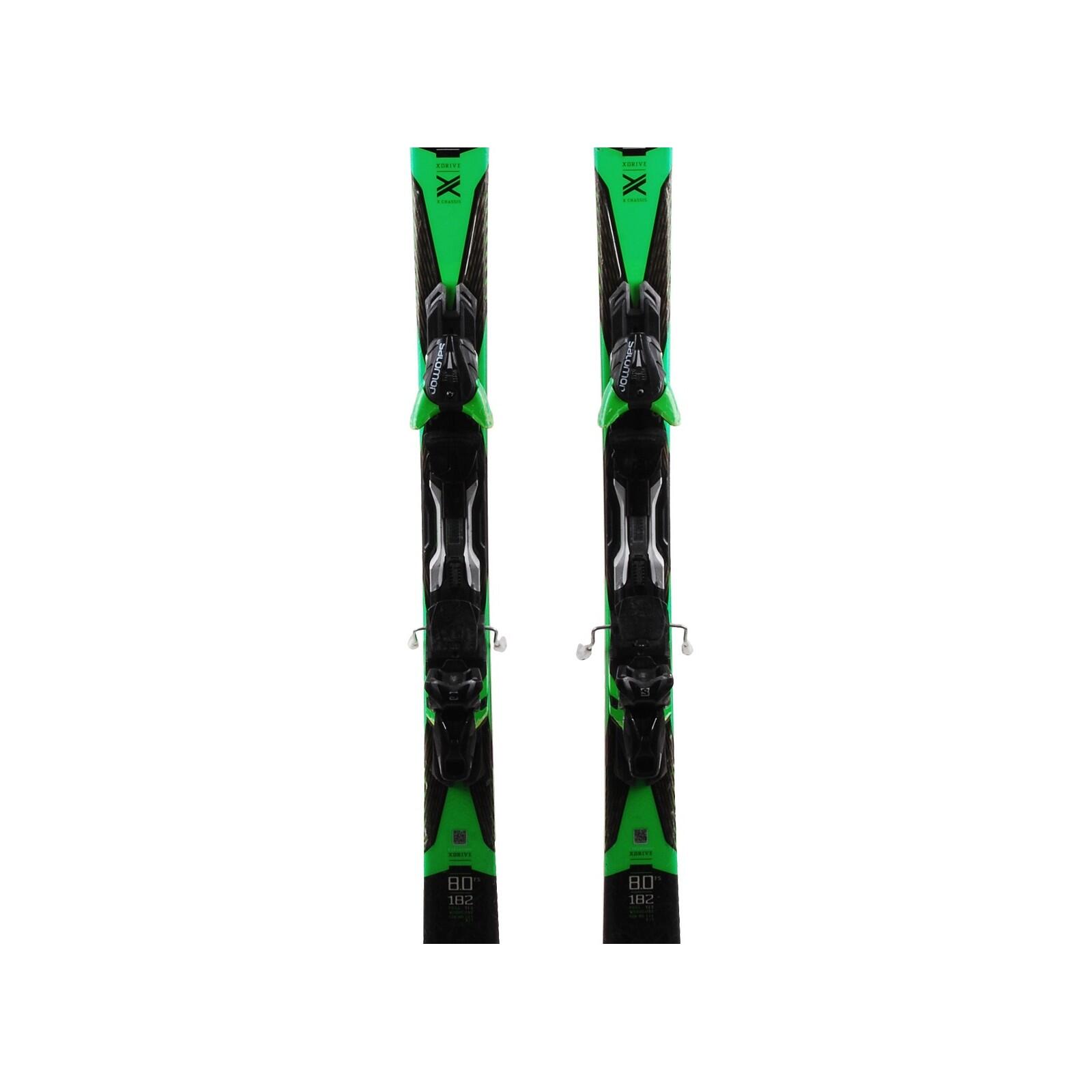 RECONDITIONNE - Ski Salomon X Drive 8.0 Fs + Fixations 3/4