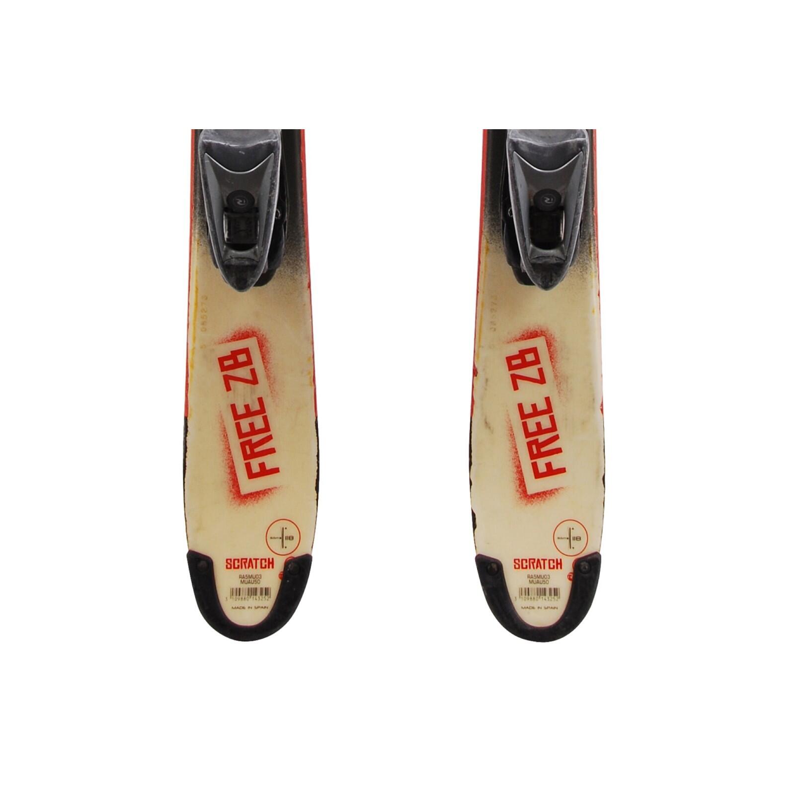 RECONDITIONNE - Mini Ski Rossignol Scratch Free Zb + Fixations 4/4