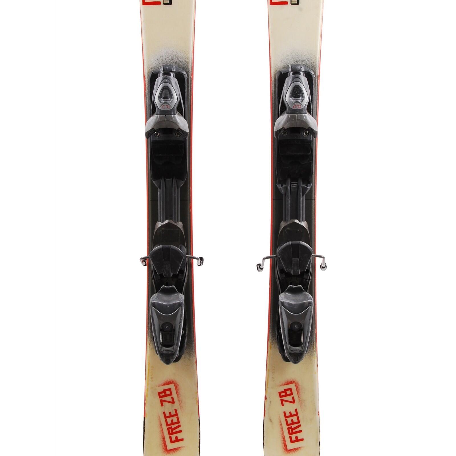 RECONDITIONNE - Mini Ski Rossignol Scratch Free Zb + Fixations 3/4