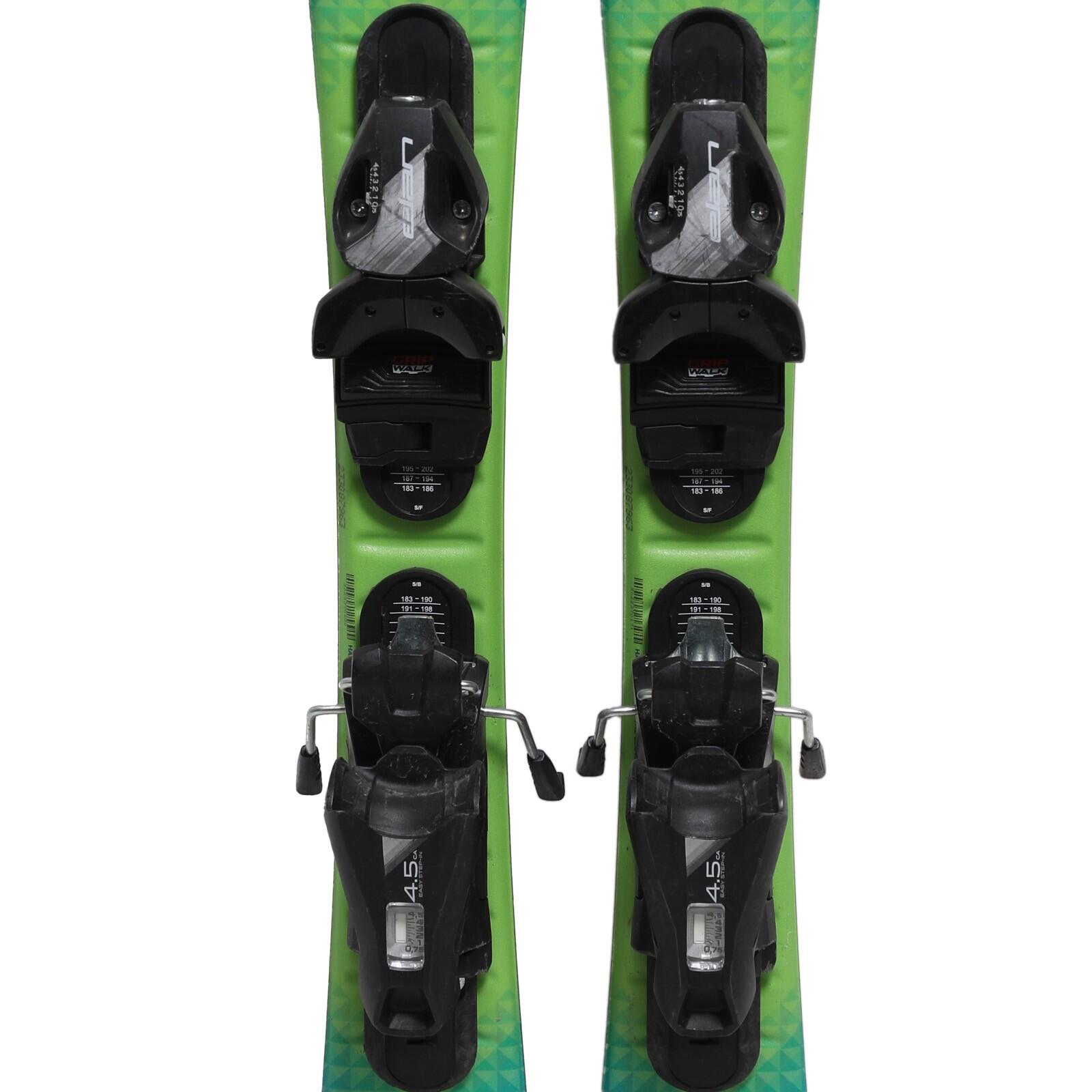 TWEEDEHANDS - Junior Gebruikte Ski Elan Jett + Bindingen - GOEDE 3/4