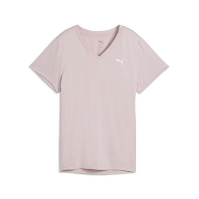 Tad essentials t-shirt met v-hals voor dames puma