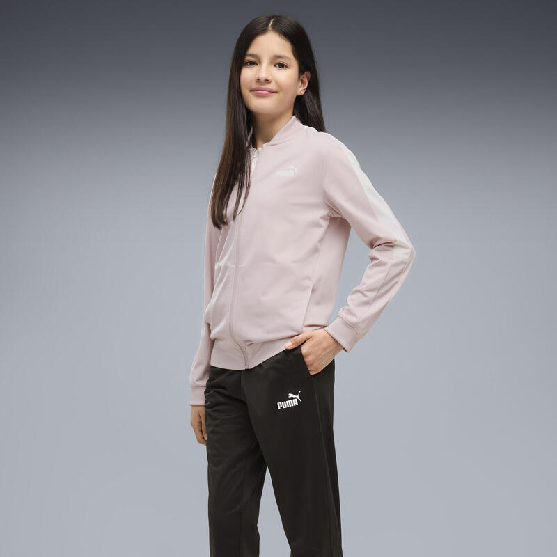 Trening Copii Sport Zip-Up Jacket și Pantaloni, Negru PUMA