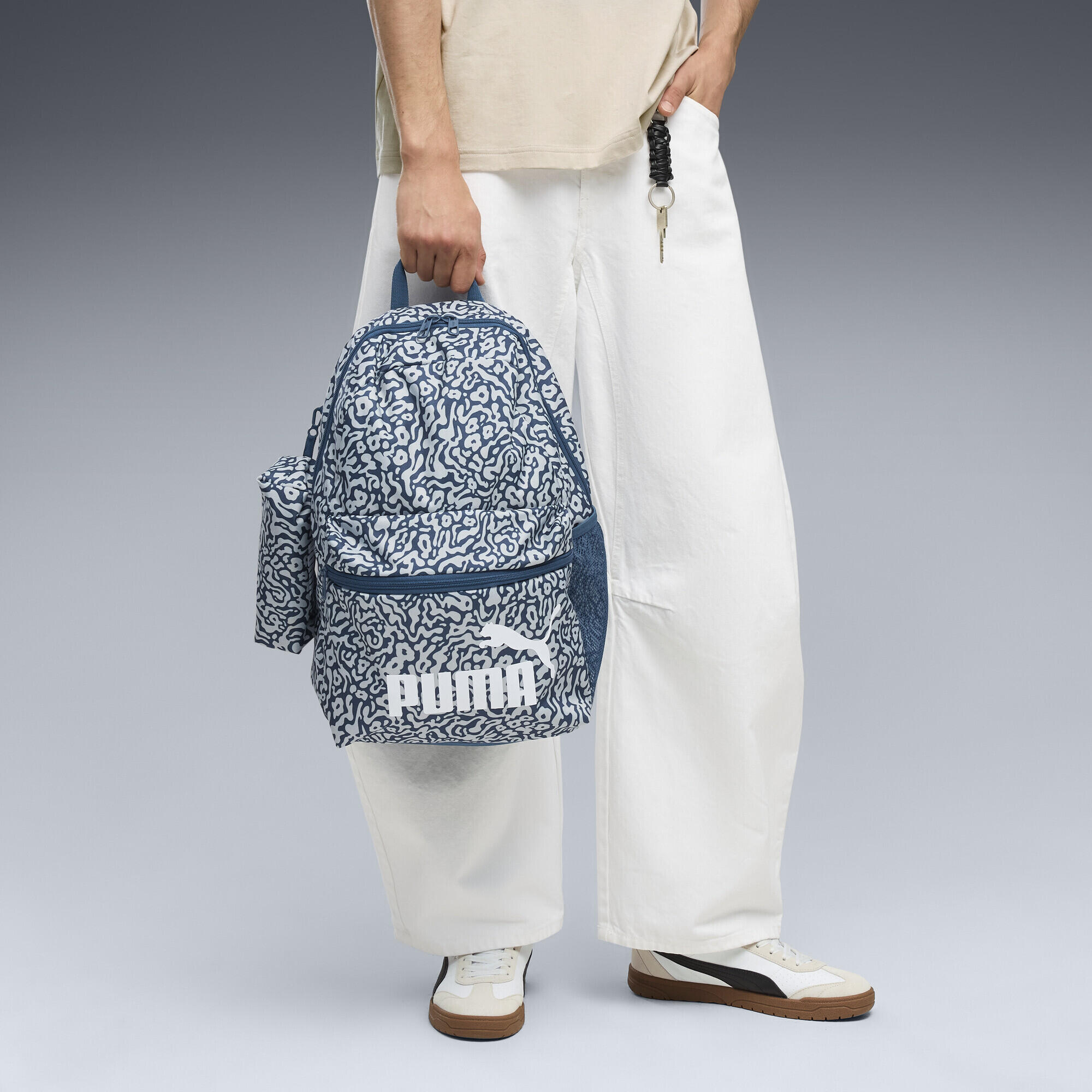 Rucsac copii compartiment principal, buzunar lateral Phase 20 L albastru PUMA 2/5