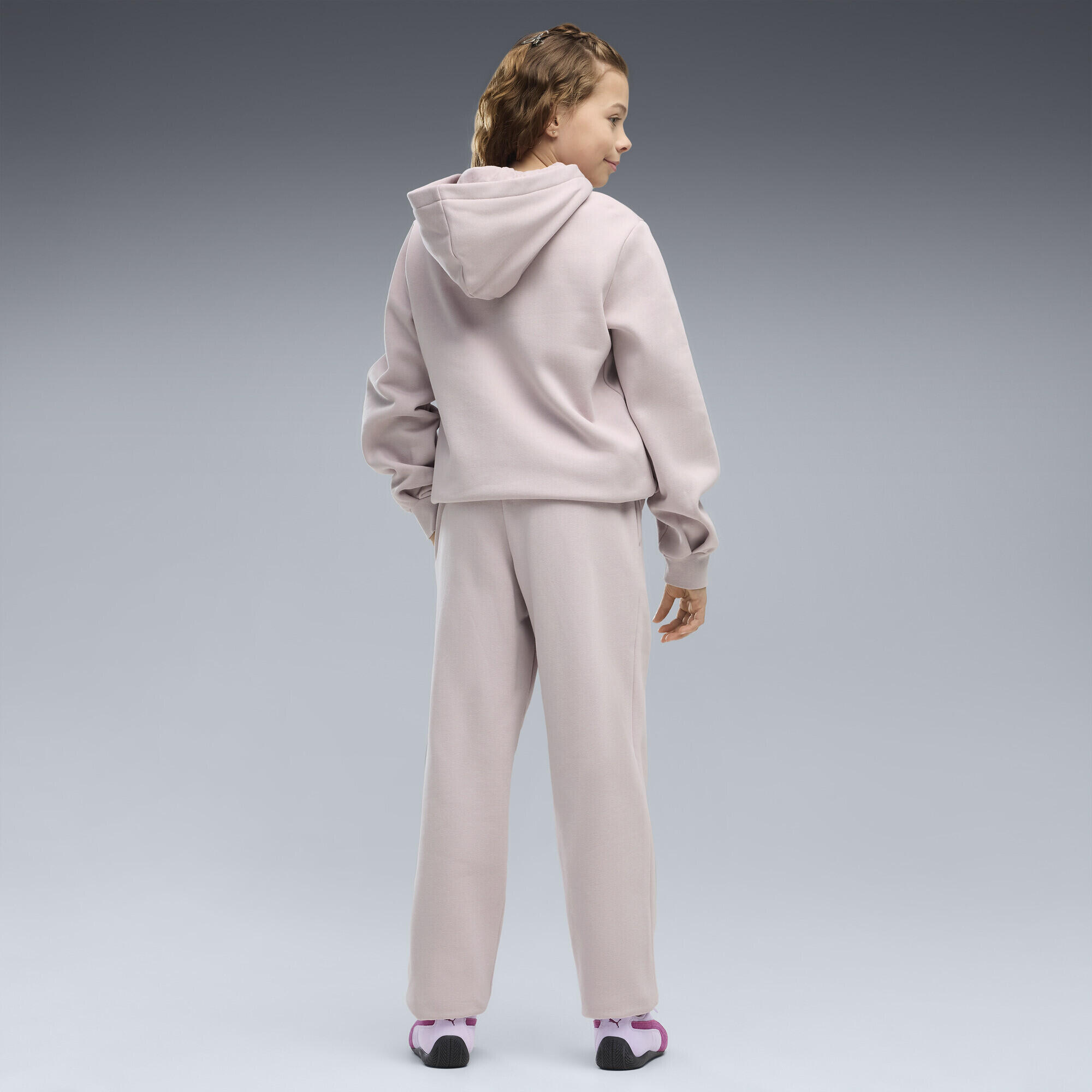 Essentials Script Glitter trainingspak met volledige rits voor jongeren PUMA 3/6