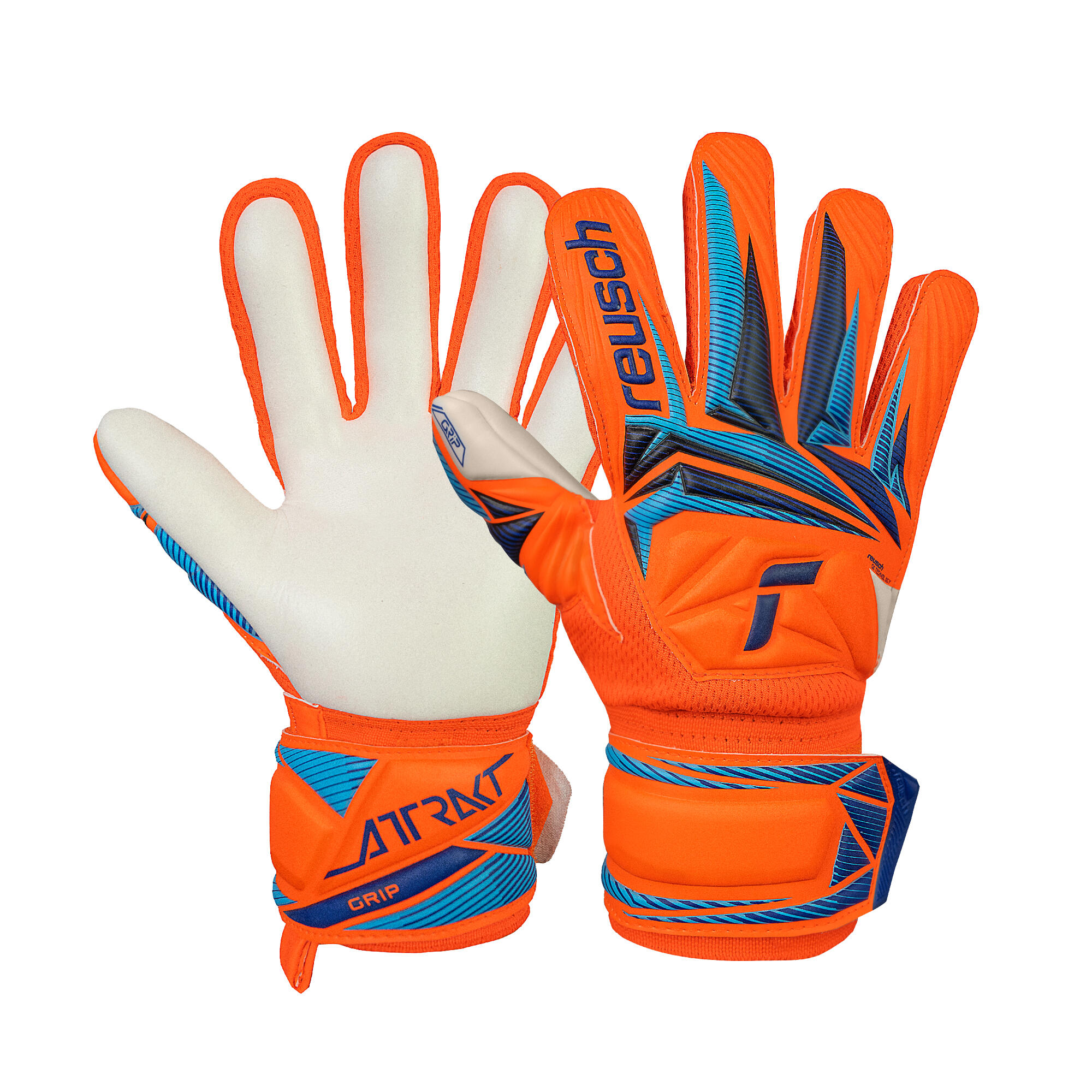 Rękawice bramkarskie dziecięce Reusch Attrakt Grip Junior 2/6