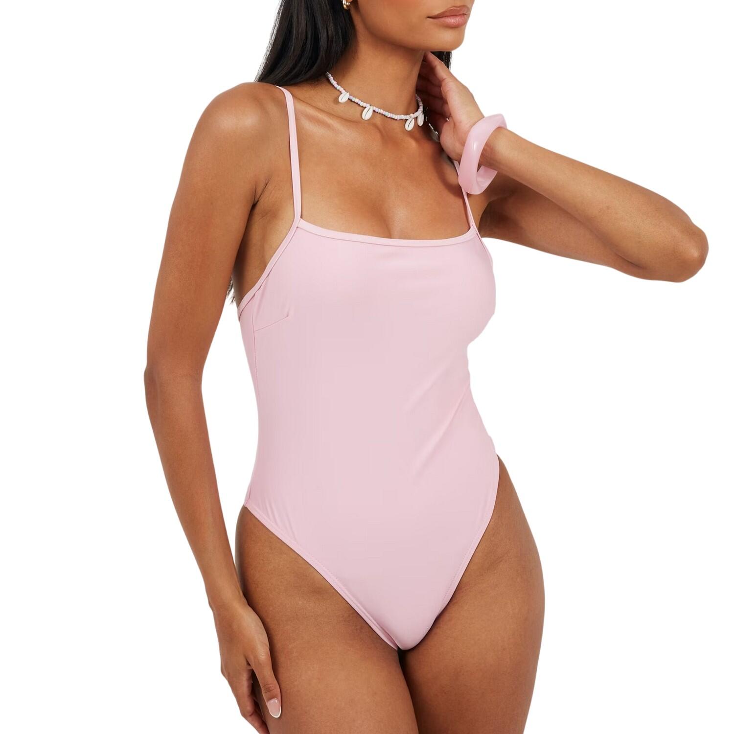 Brave Soul Womens/Ladies Plain One Piece Swimsuit