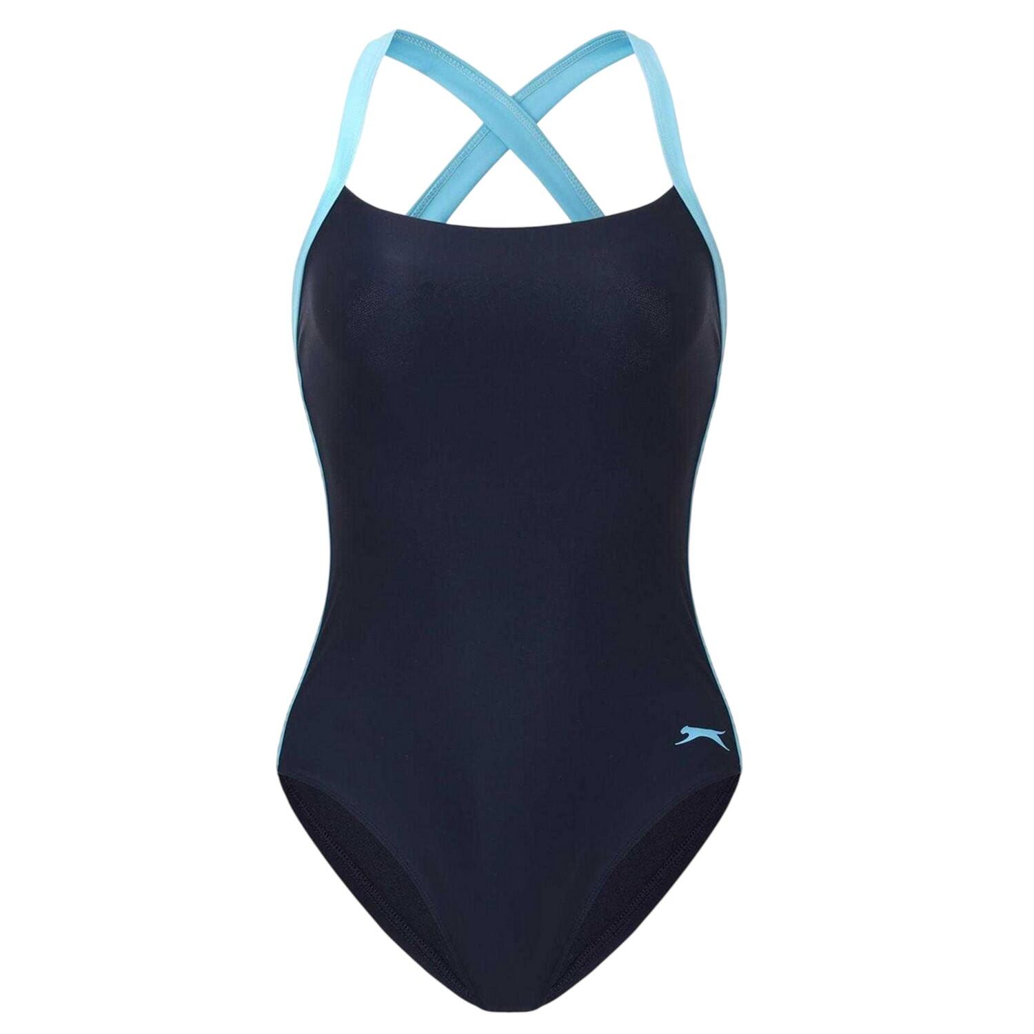 Slazenger Womens/Ladies Tie Up Back One Piece Swimsuit