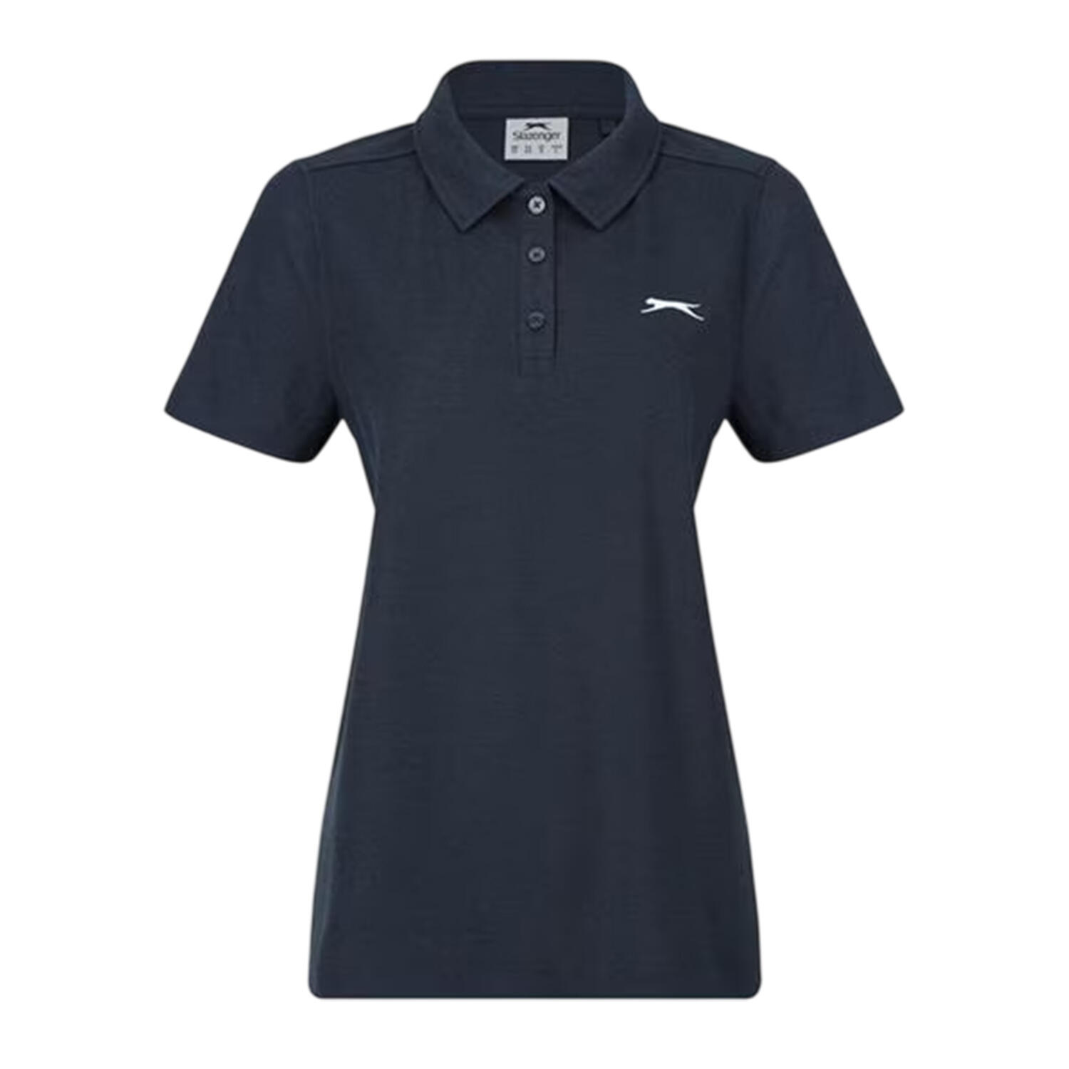 Slazenger Womens/Ladies Logo Polycotton Polo Shirt