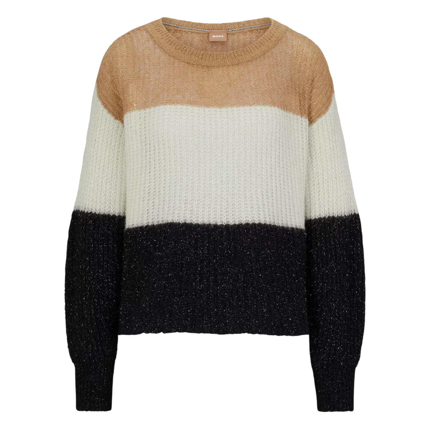 Boss Womens/Ladies Colour Block Crew Neck Sweater Top