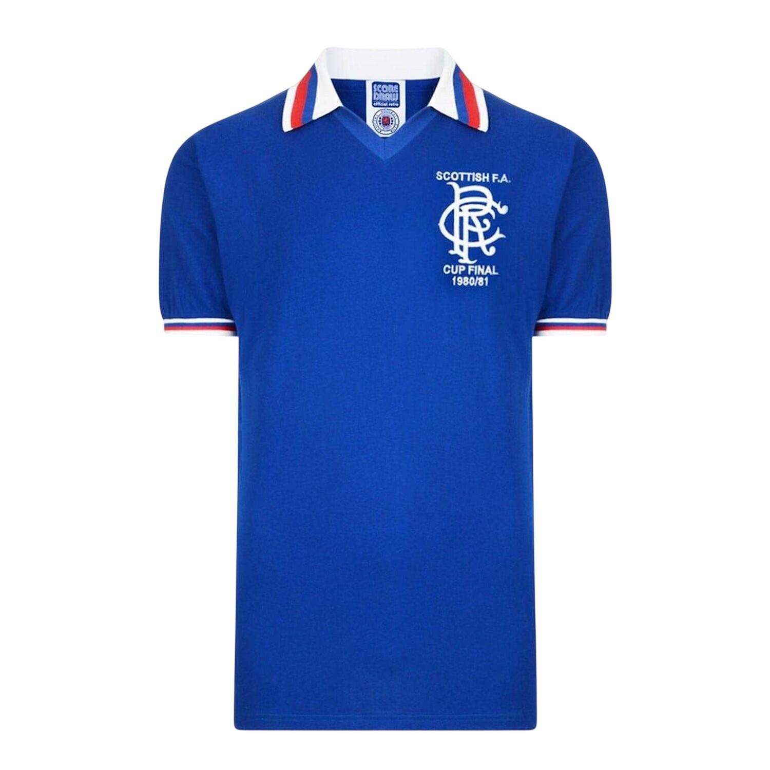 Rangers FC Mens 1981 Home Shirt