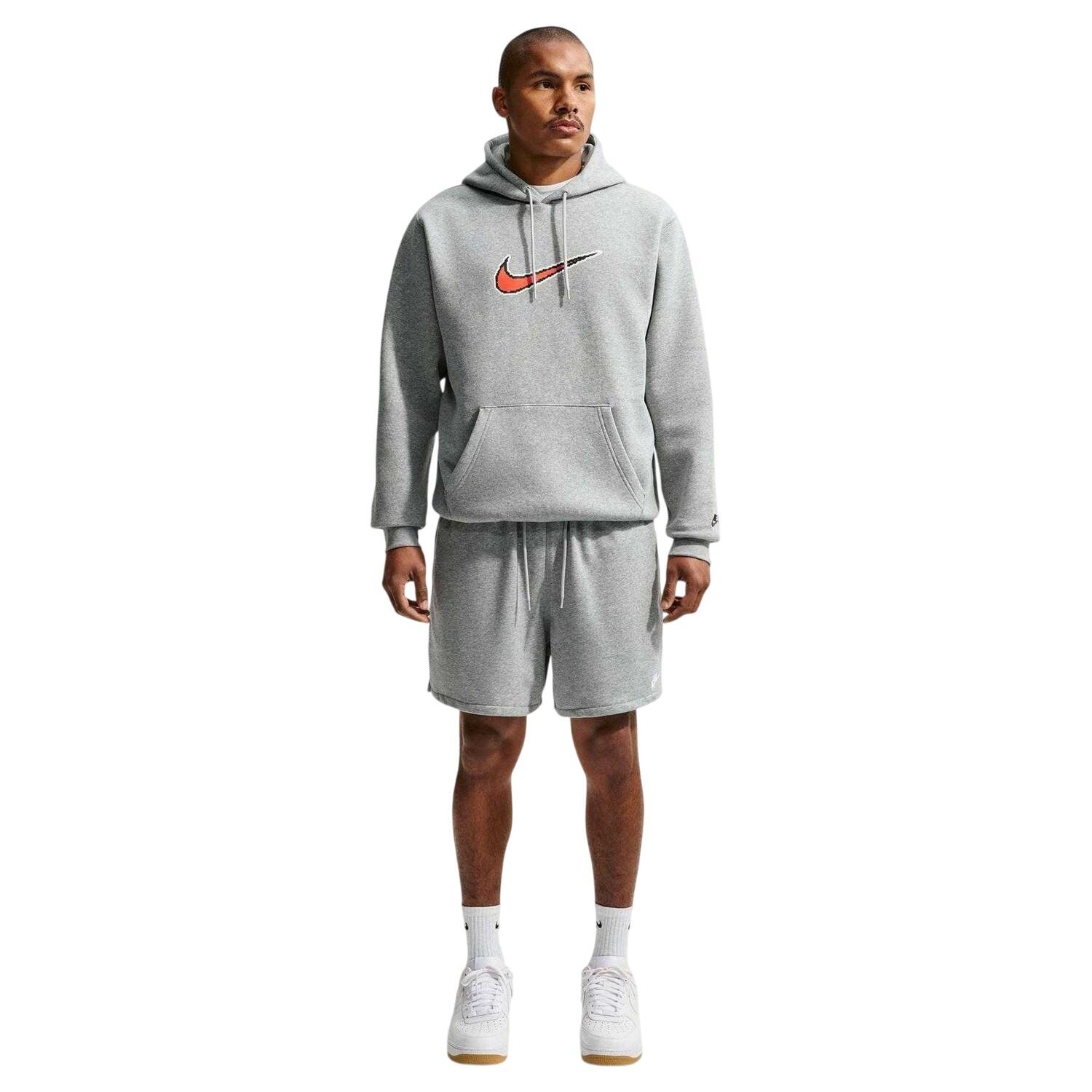 Nike Mens Club Swoosh Fleece Hoodie