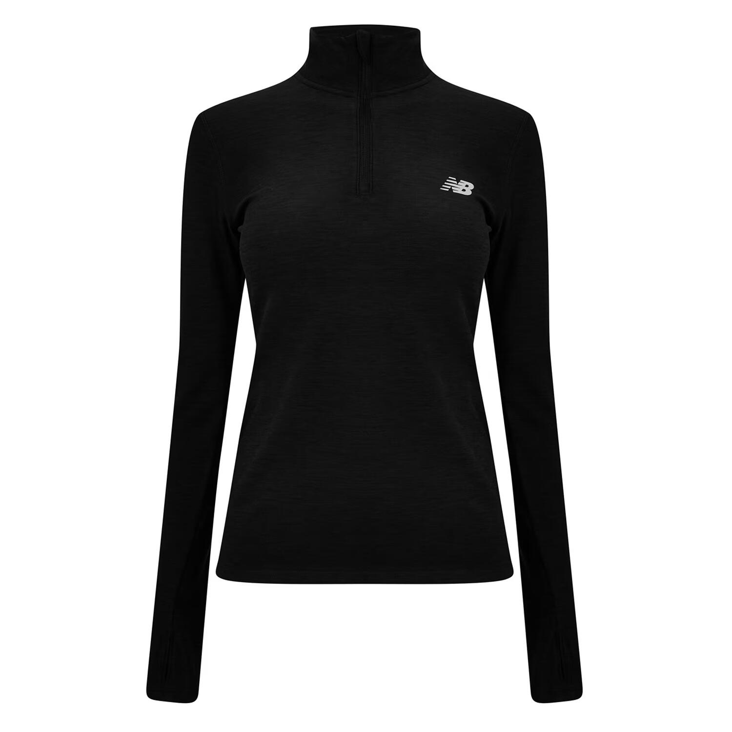 New Balance Womens/Ladies Quarter Zip Fitted Running Top