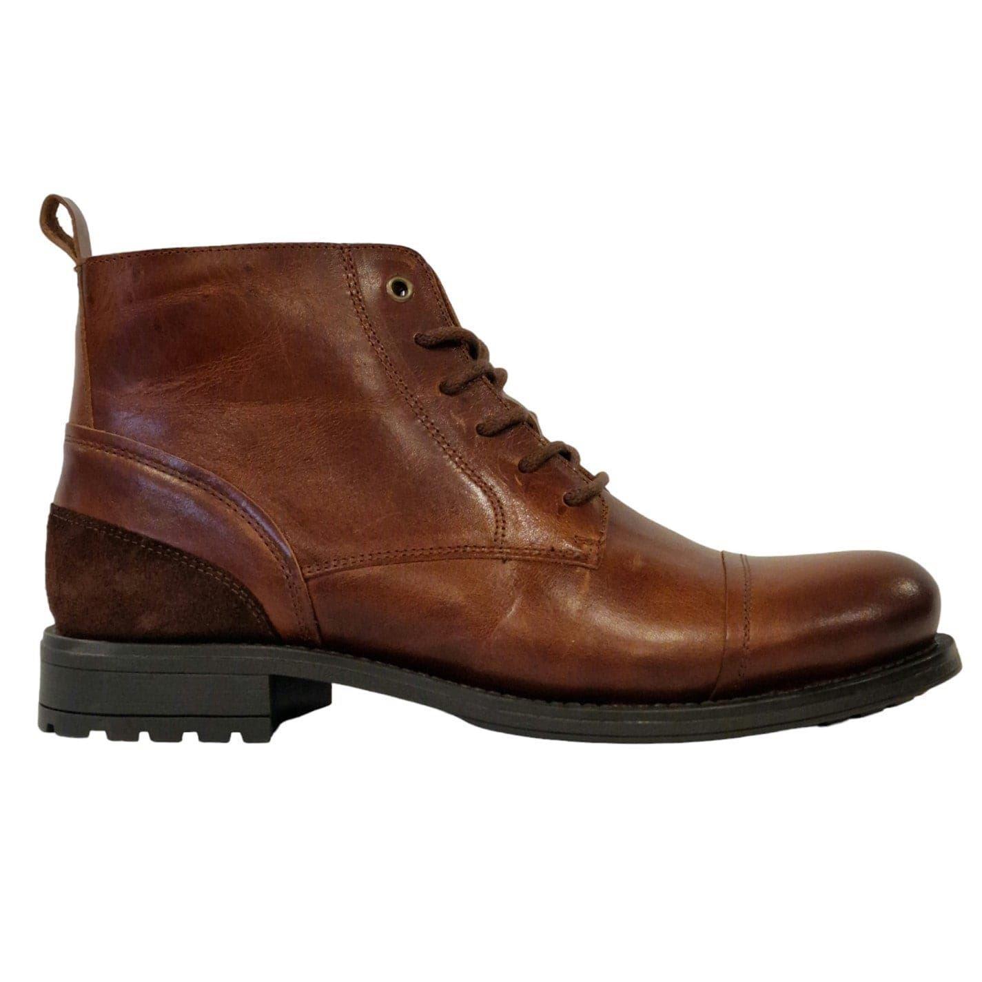 Firetrap Mens Focus Leather Block Heel Boots