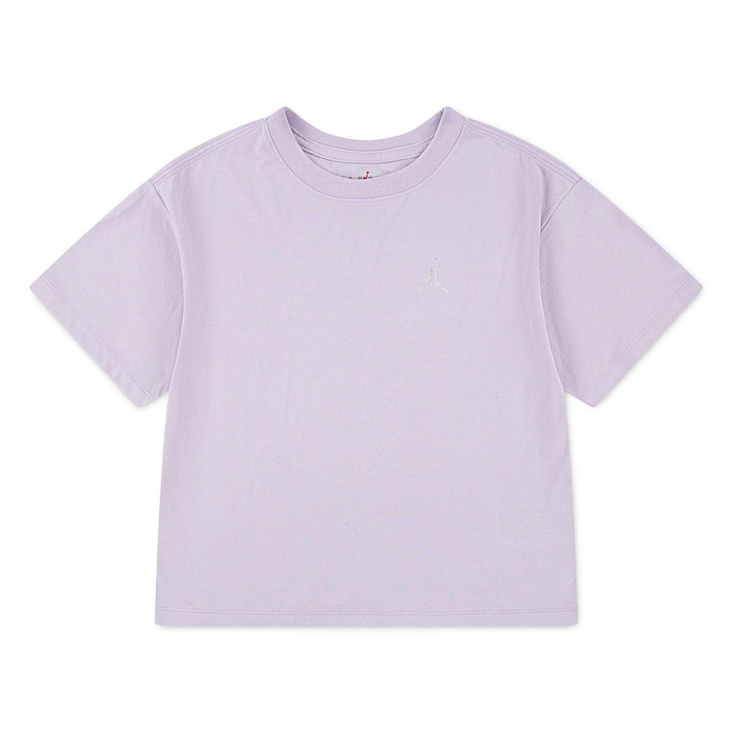 Nike Girls Logo Crop T-Shirt