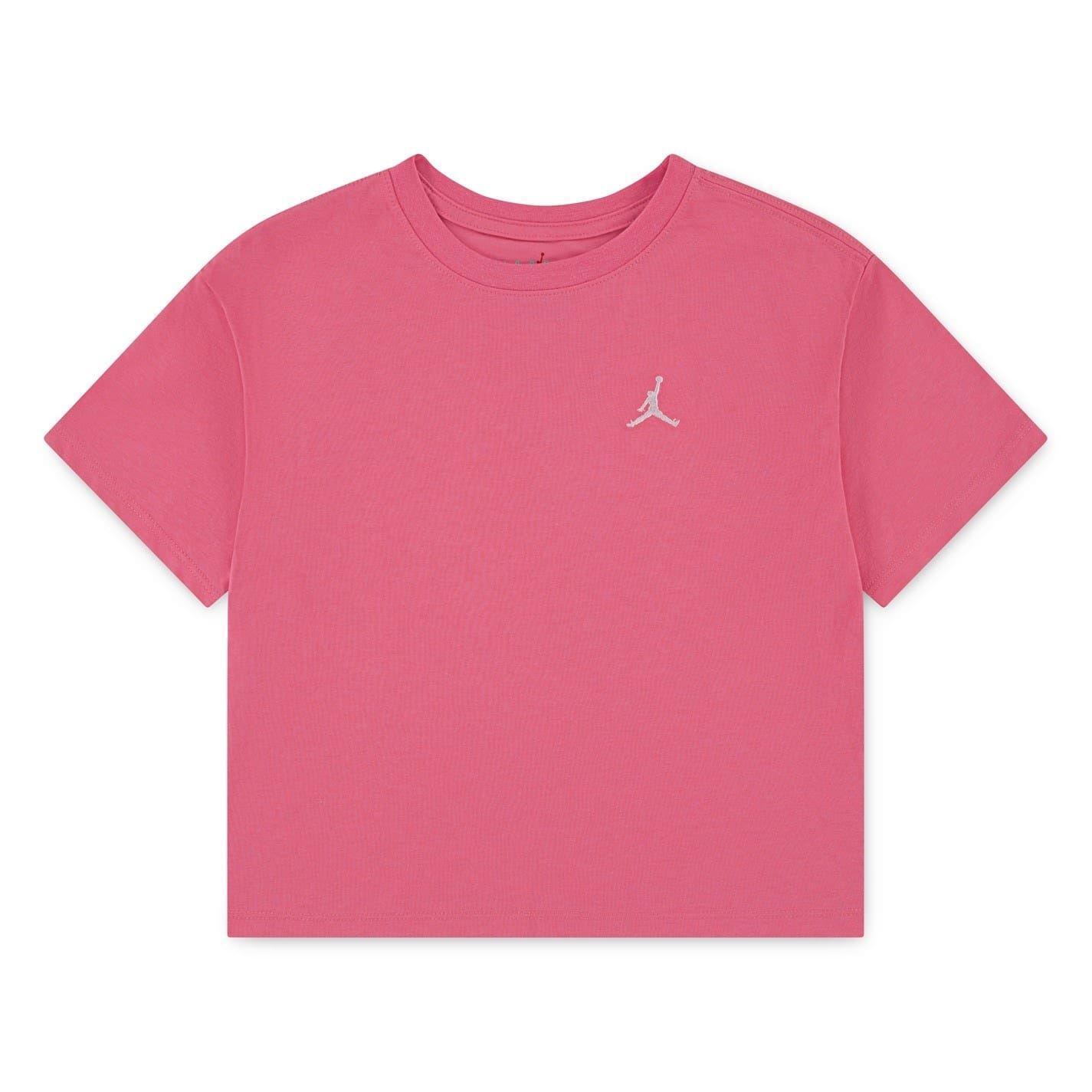 Nike Girls Logo Crop T-Shirt