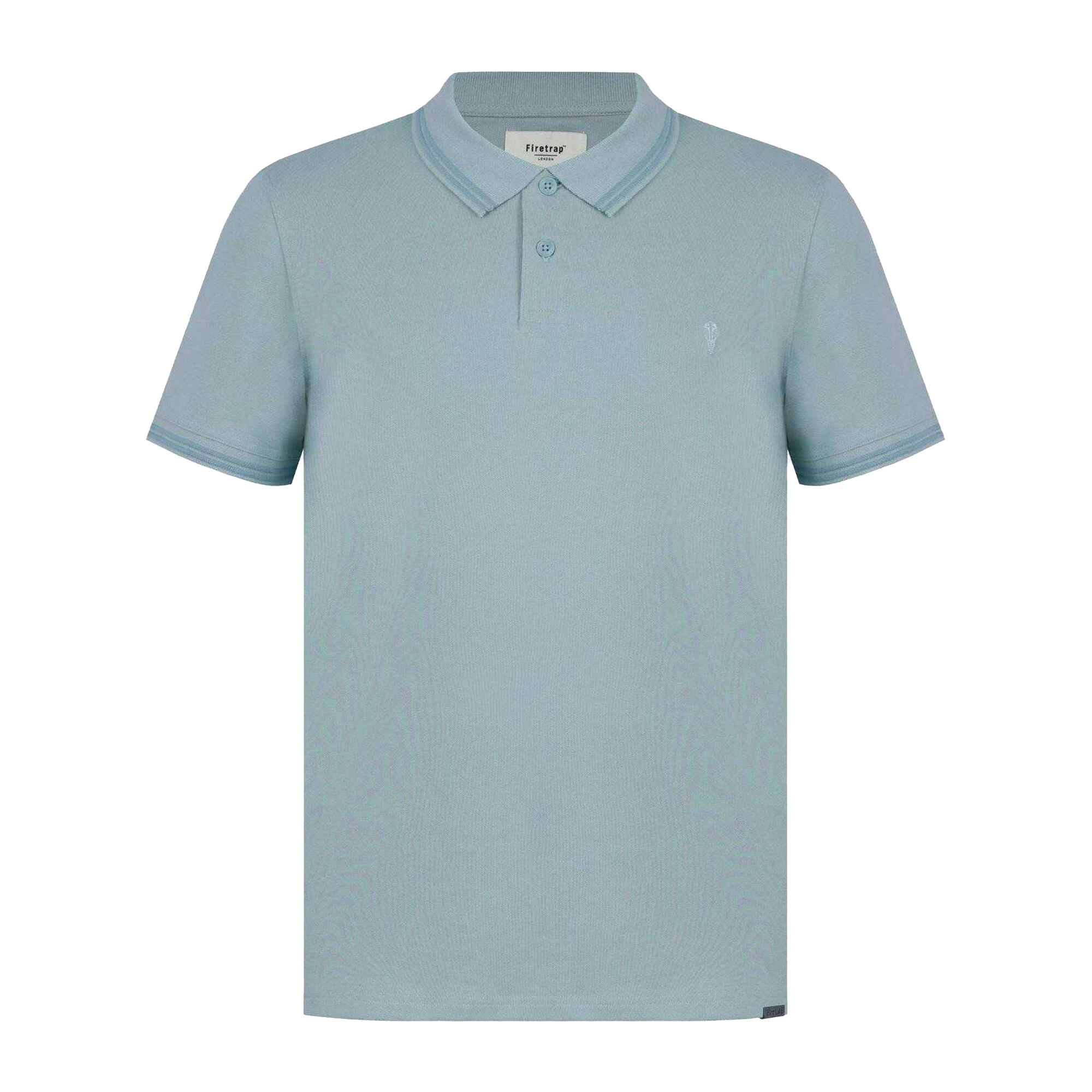 Firetrap Mens Lazer Logo Cotton Polo Shirt