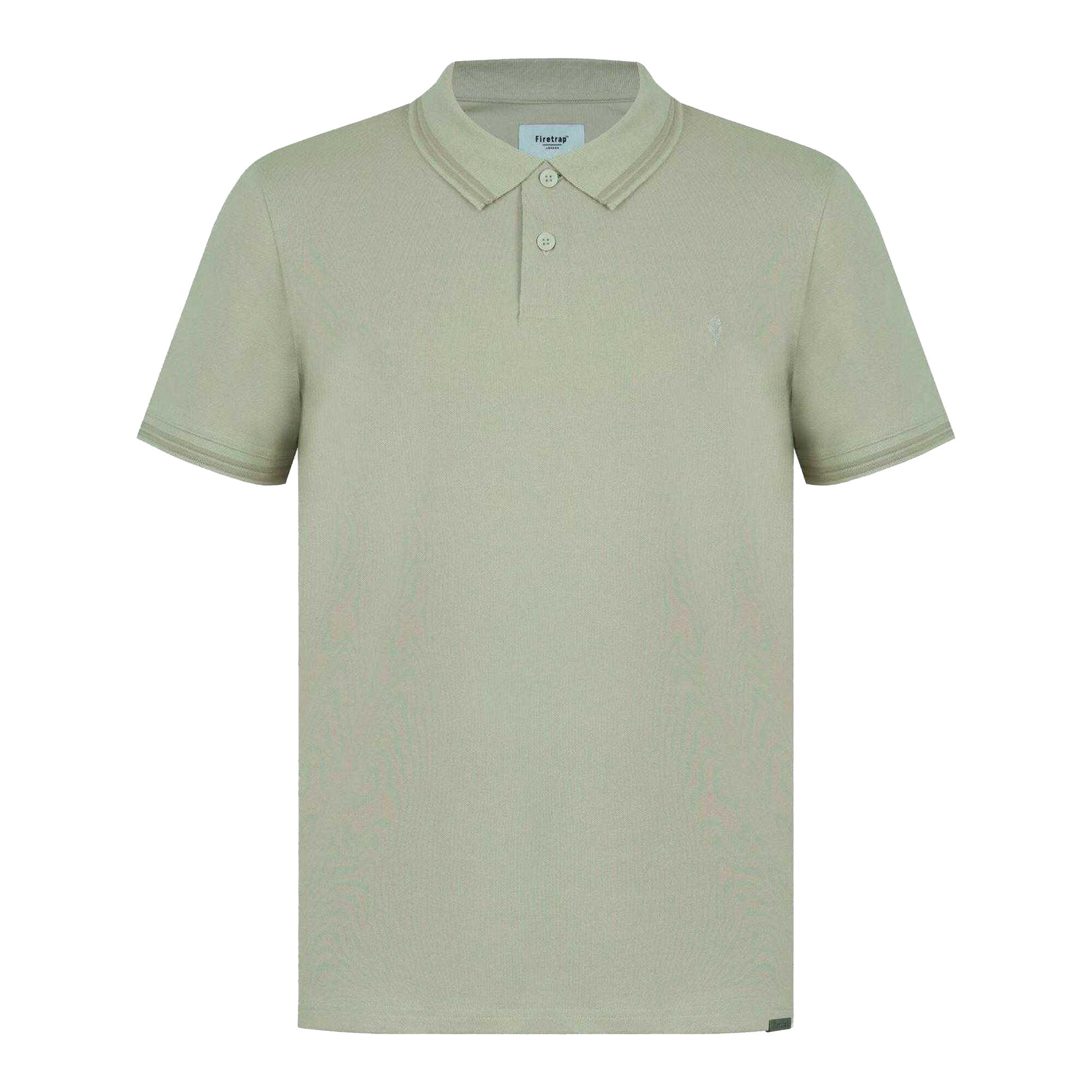 Firetrap Mens Lazer Logo Cotton Polo Shirt