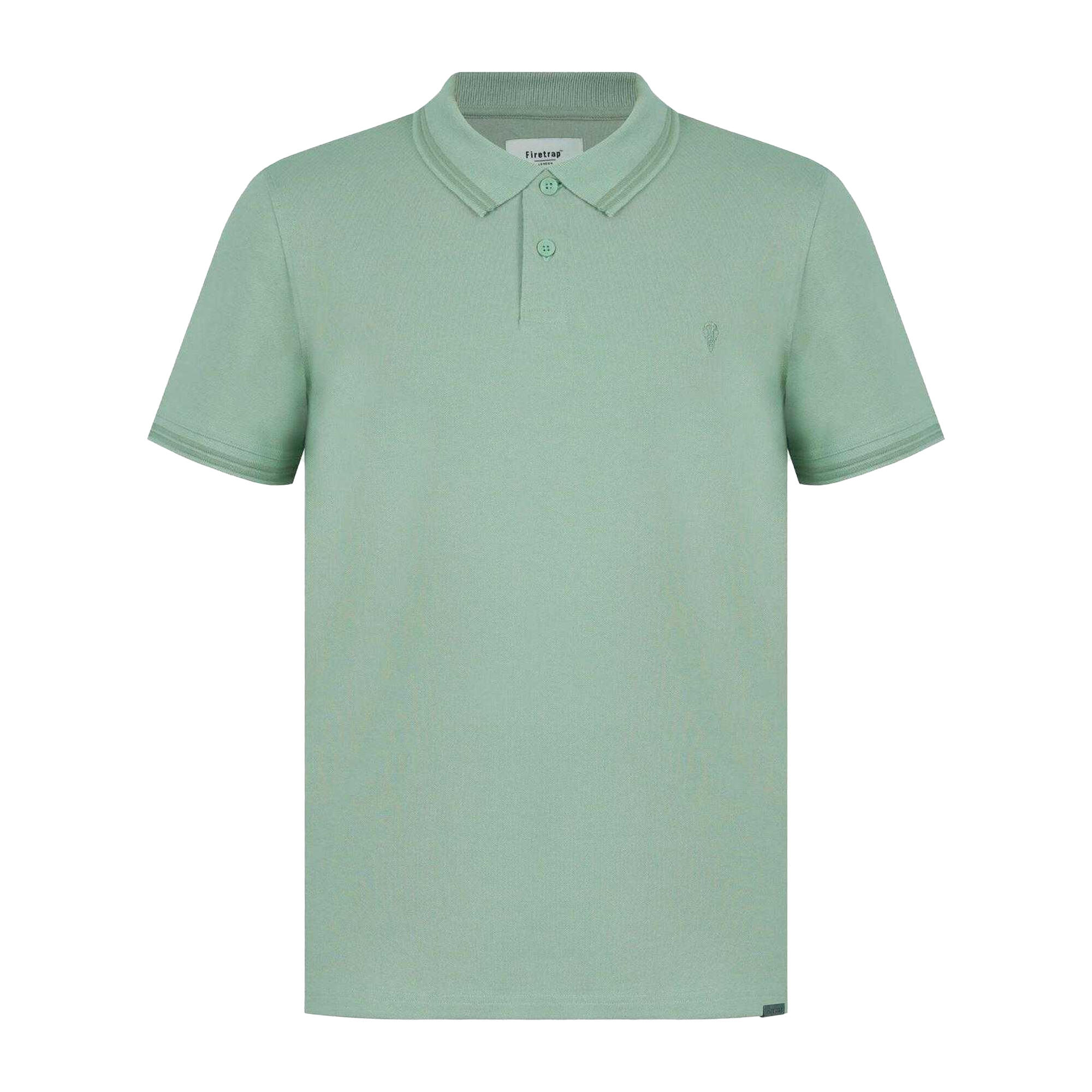 Firetrap Mens Lazer Logo Cotton Polo Shirt