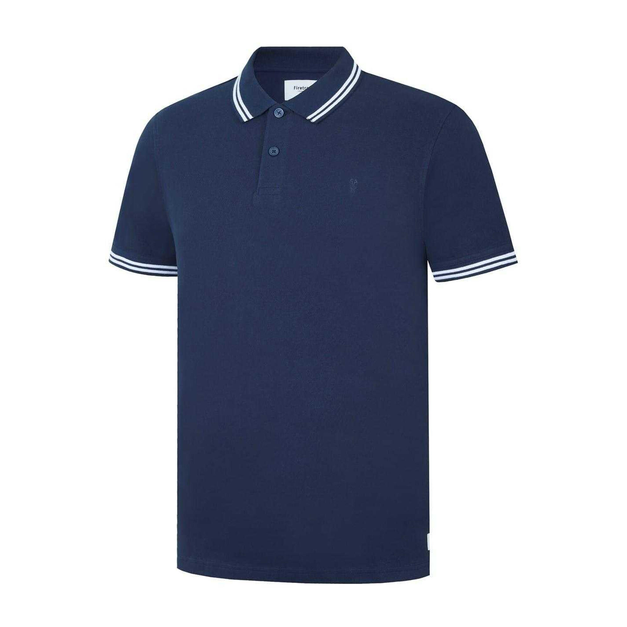 Firetrap Mens Lazer Logo Cotton Polo Shirt