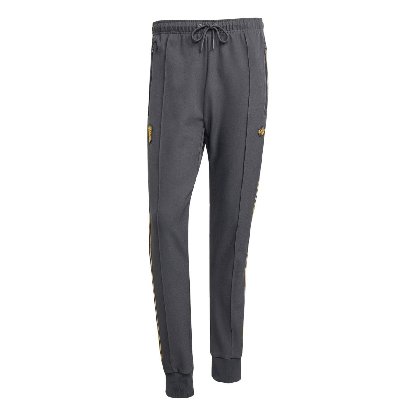 Adidas Mens Terrace Icons Manchester United FC Tracksuit Bottoms