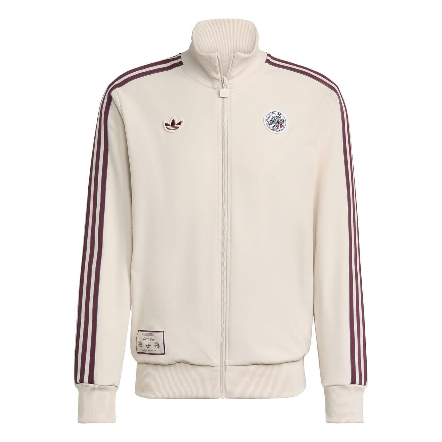Adidas Mens Terrace Icons Ajax Amsterdam Tracksuit Top