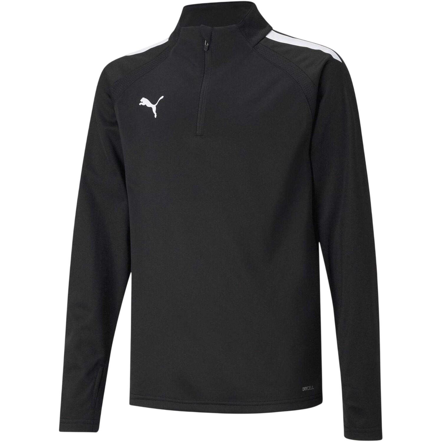 Puma Childrens/Kids TeamLIGA Quarter Zip Fleece Top