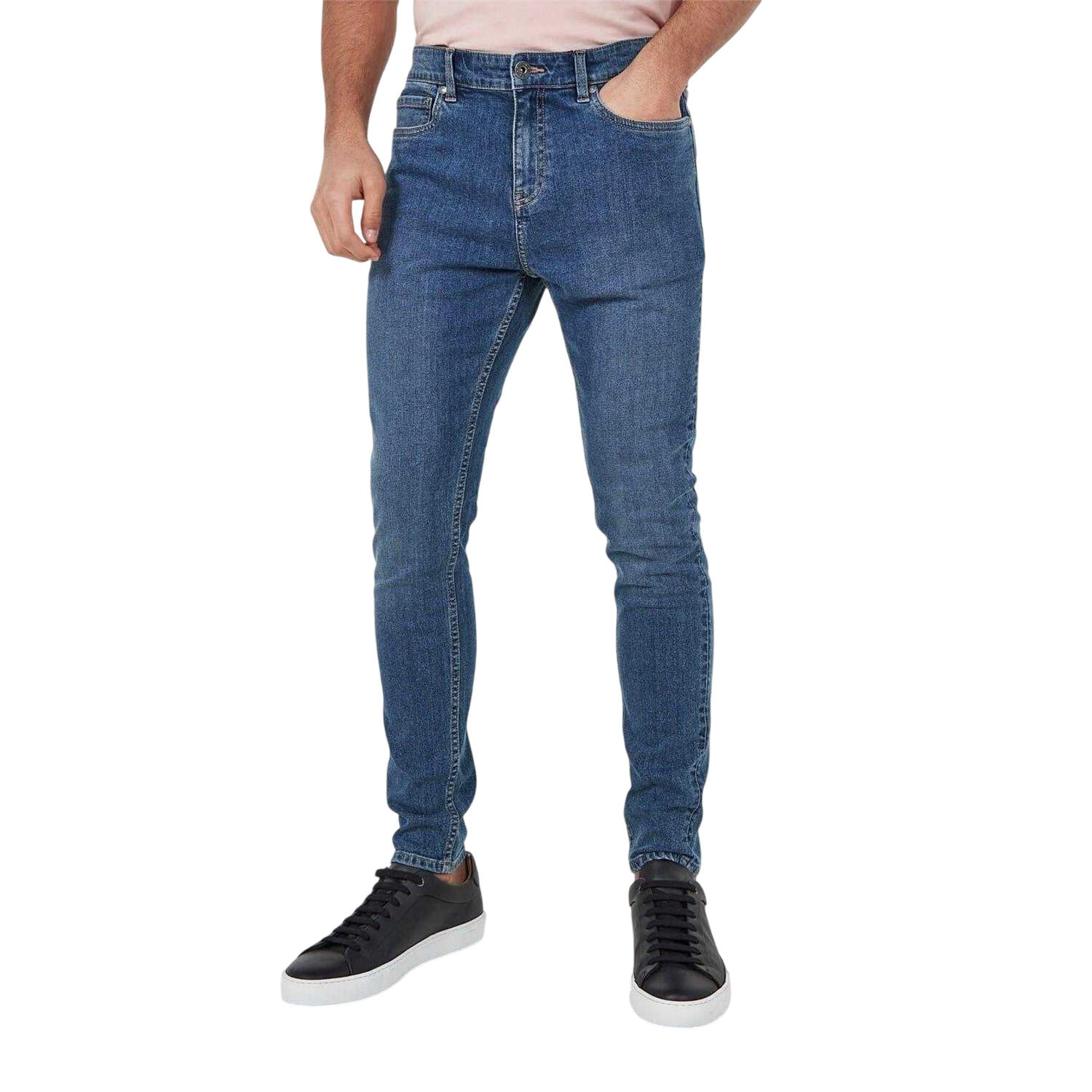Firetrap Mens Logo Super Skinny Jeans