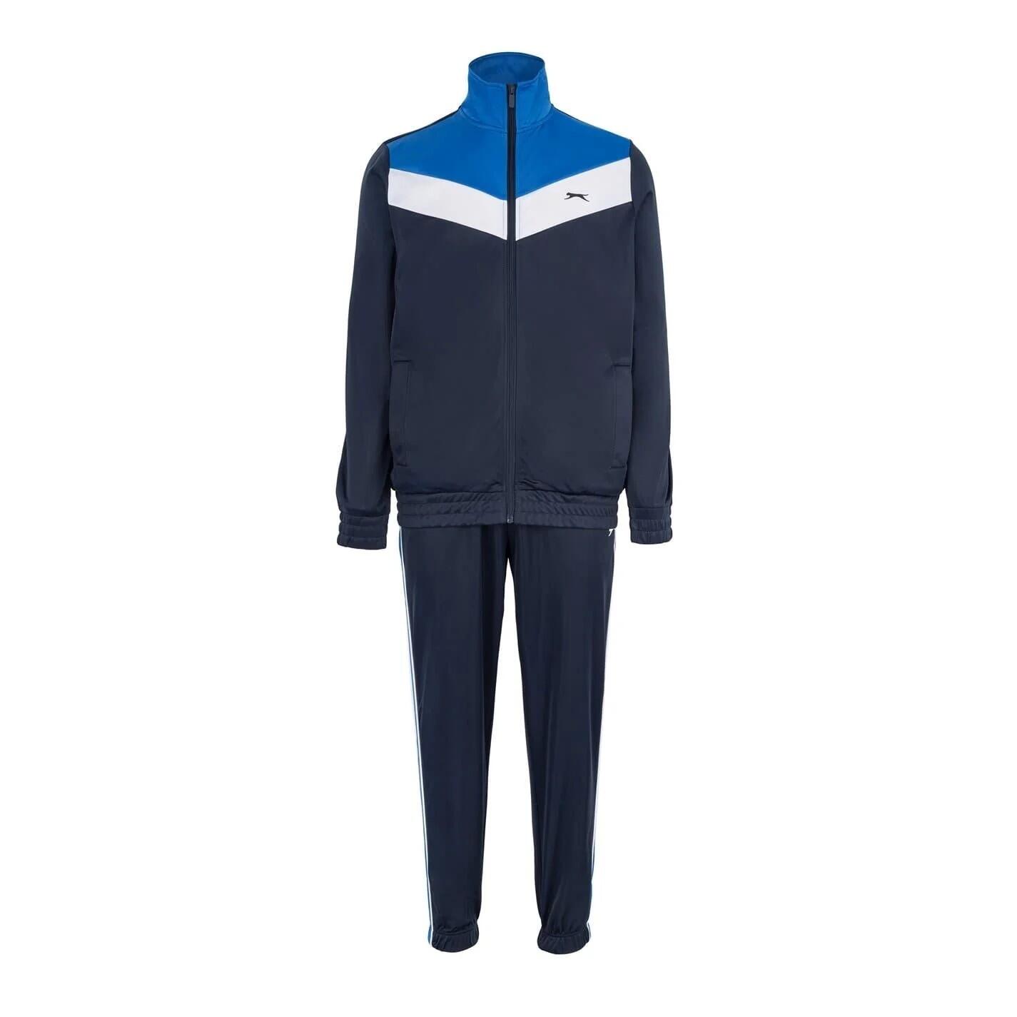 Slazenger Mens Chevron Lightweight Tracksuit Set