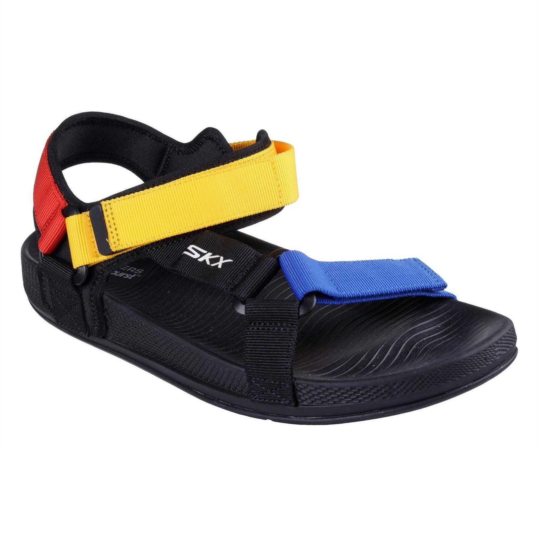 Skechers Mens Hyperslide Textile Sliders